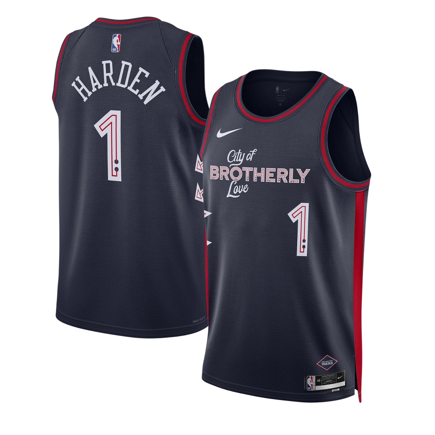 NBA James Harden Philadelphia 76ers 1 Jersey