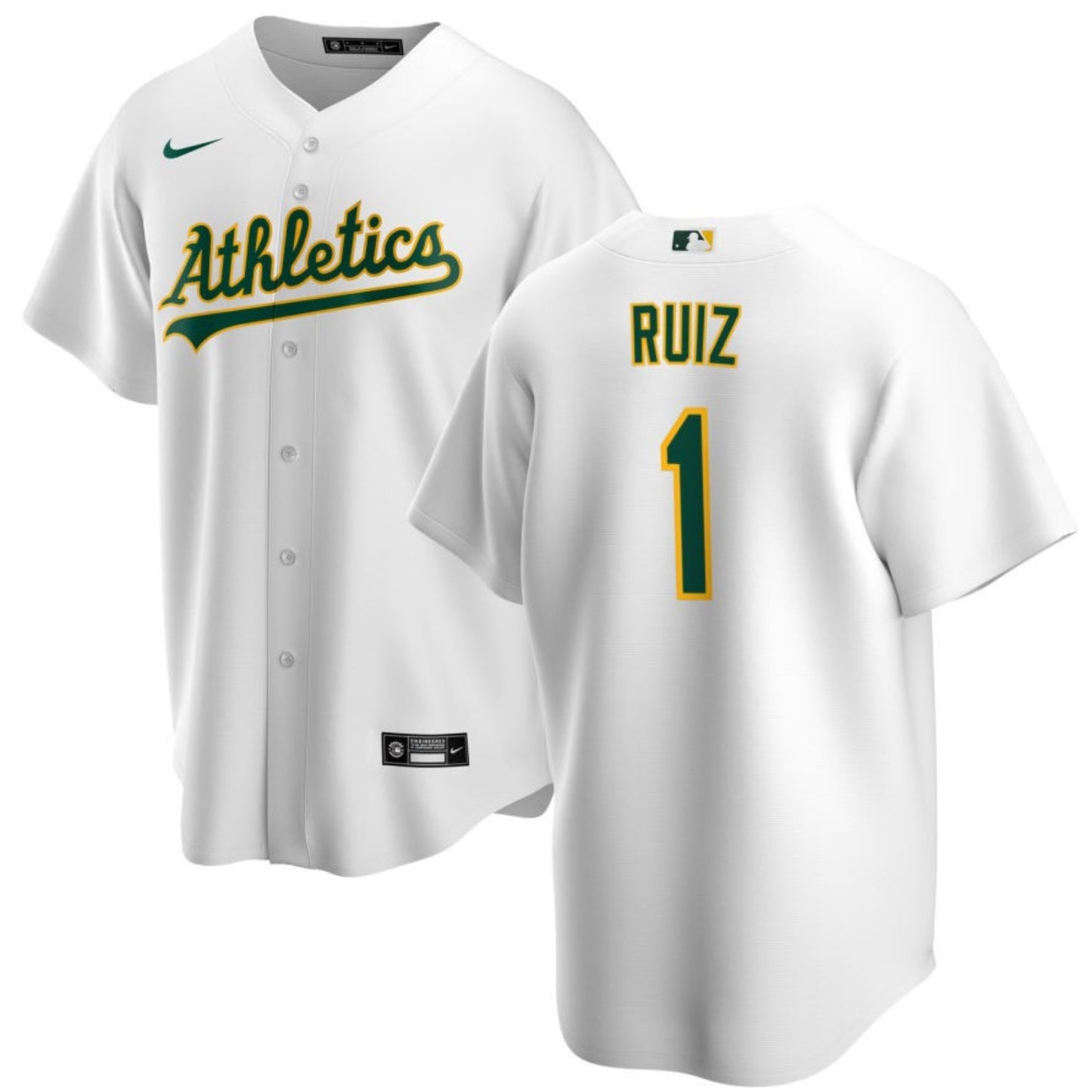 MLB Esteury Ruiz Athletics 1 Jersey