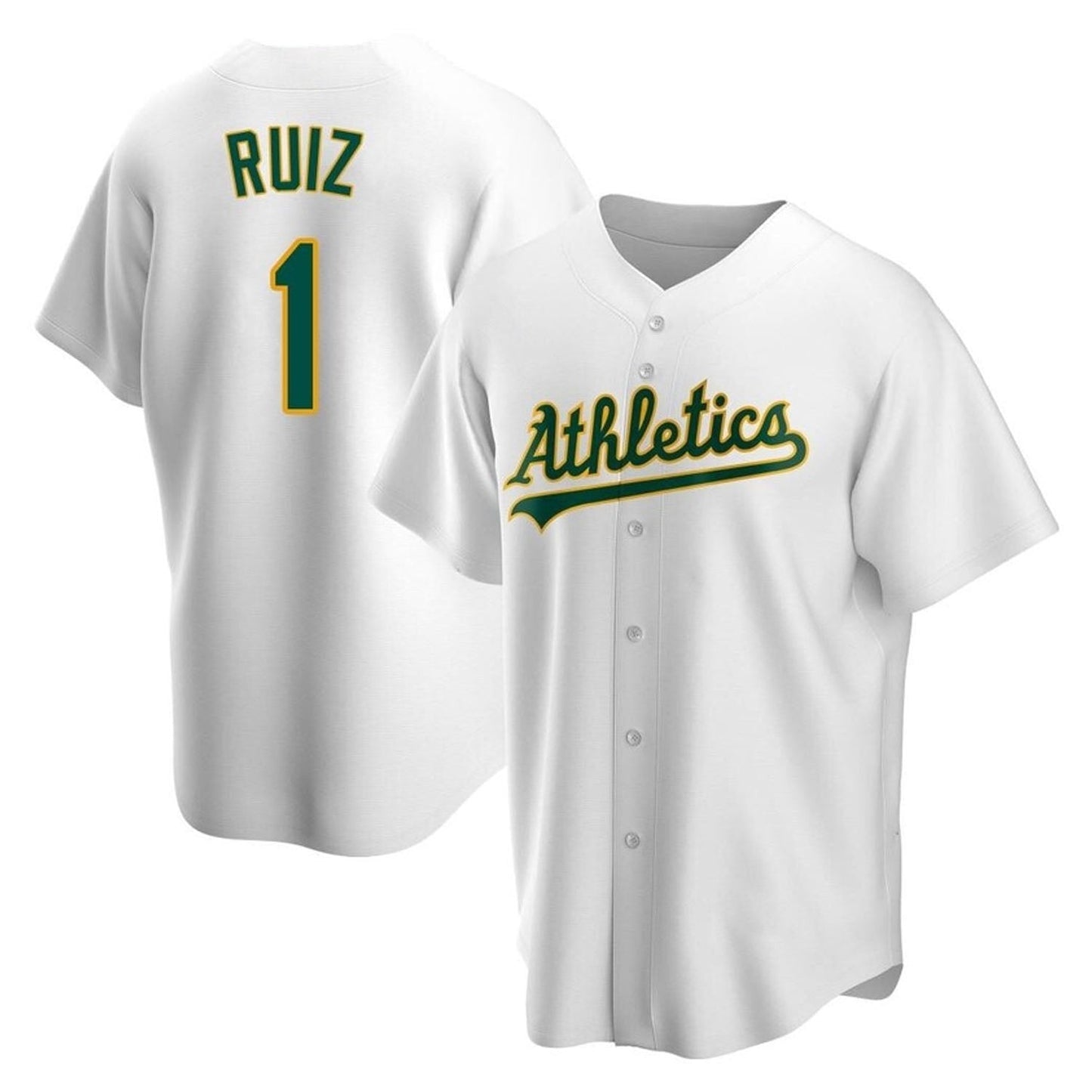 MLB Esteury Ruiz Athletics 1 Jersey