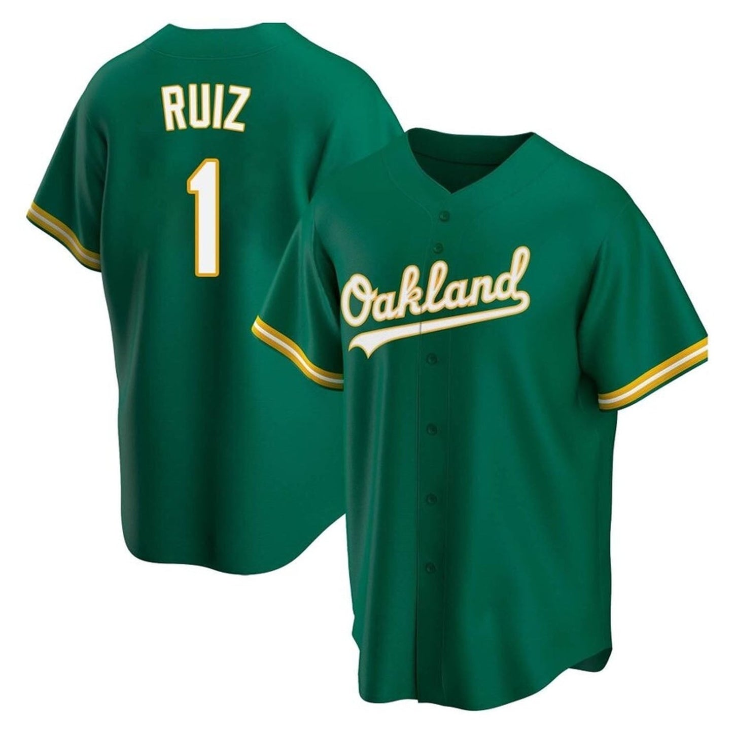 MLB Esteury Ruiz Athletics 1 Jersey