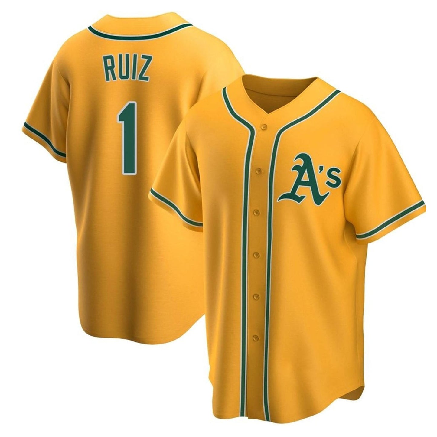 MLB Esteury Ruiz Athletics 1 Jersey