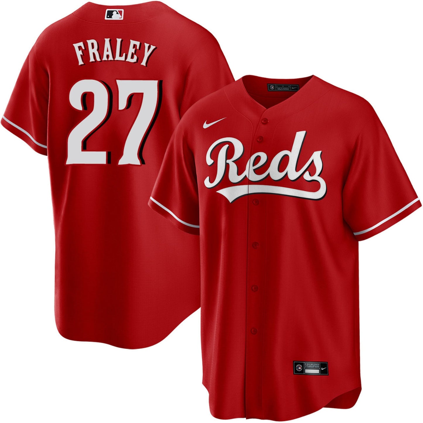 MLB Jake Fraley Cincinnati Reds 27 Jersey
