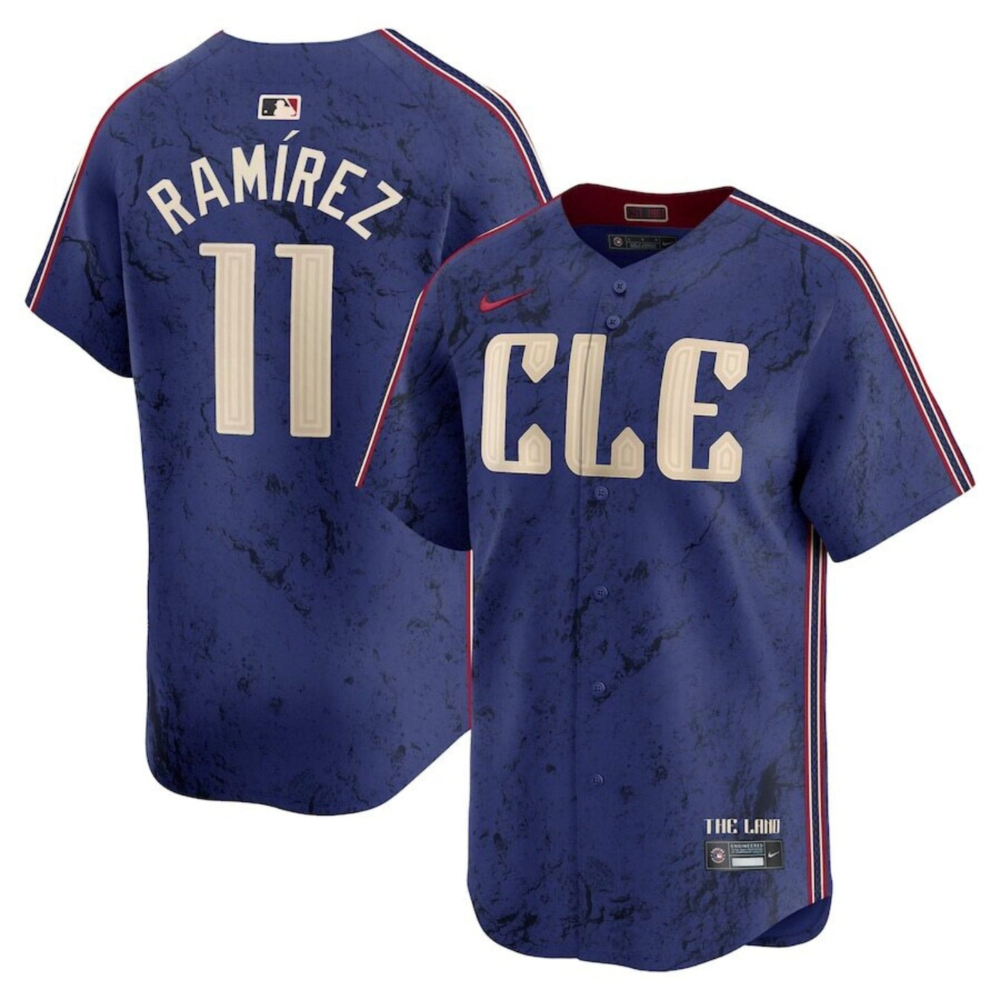 MLB Jose Ramirez Cleveland Guardians 11 Jersey