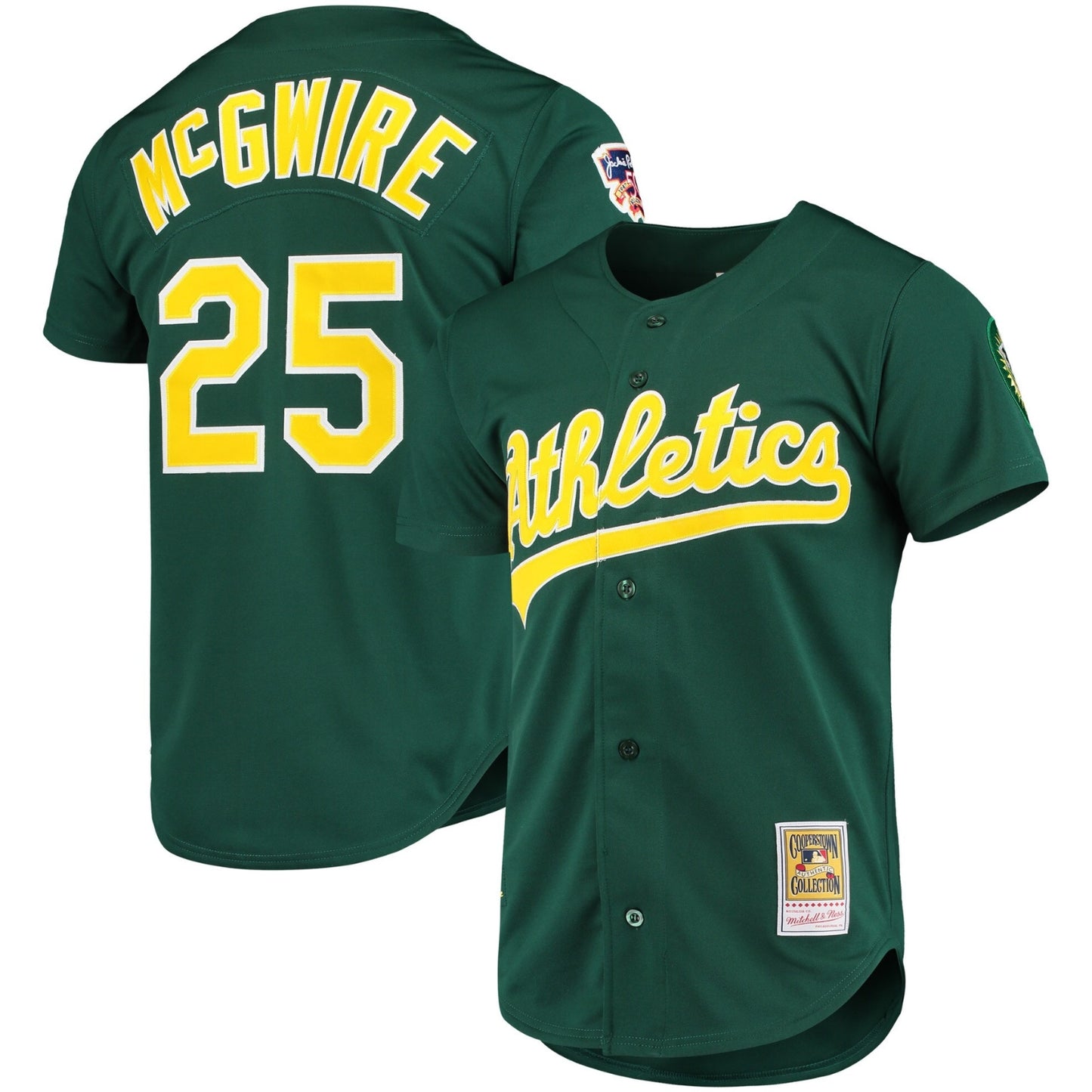 MLB Mark McGwire Oakland Athletics 25 Jersey
