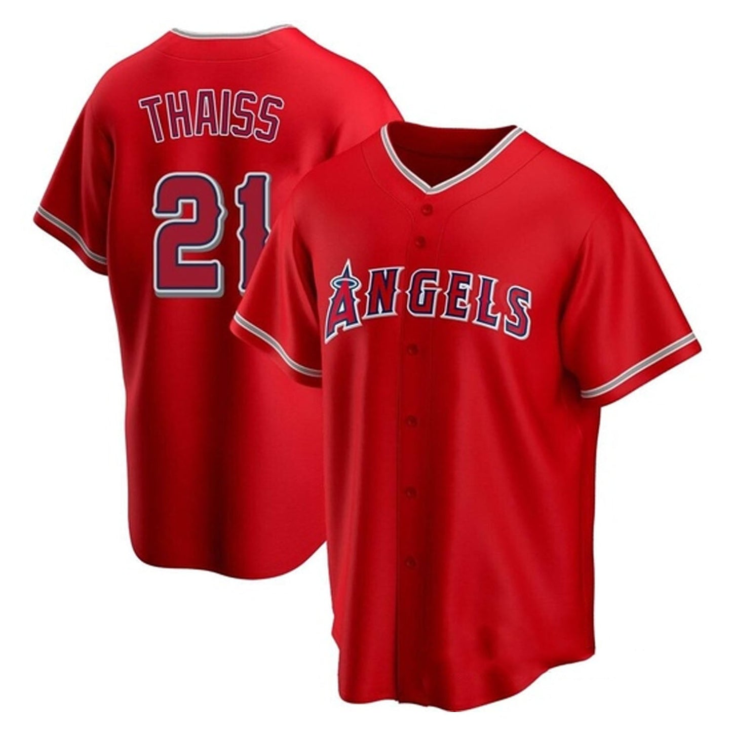MLB Matt Thaiss Los Angeles Angels 21 Jersey