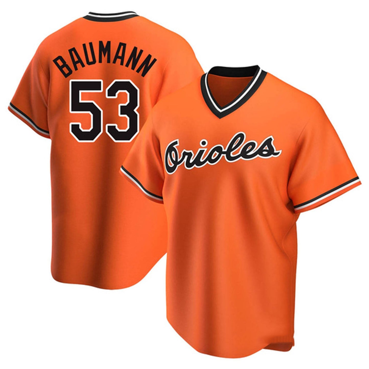 MLB Mike Baumann Baltimore Orioles 53 Jersey
