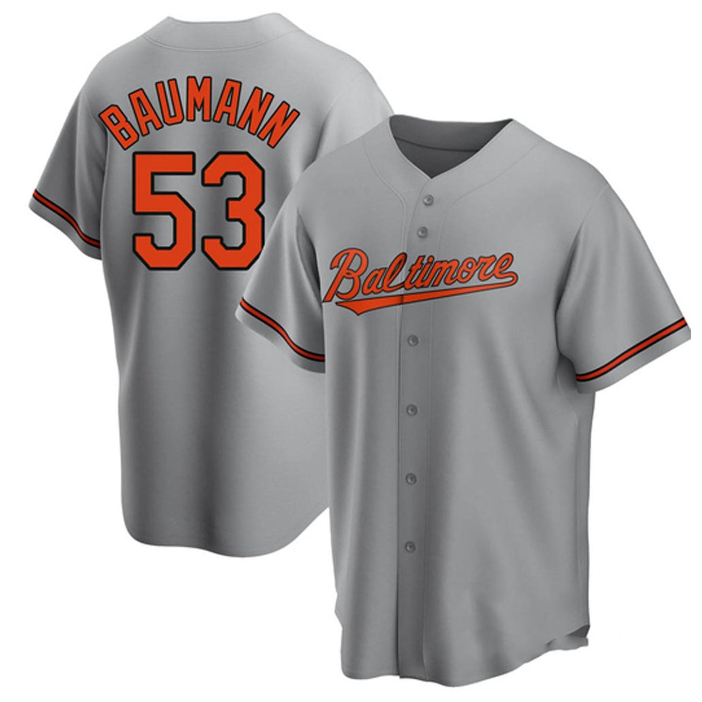 MLB Mike Baumann Baltimore Orioles 53 Jersey