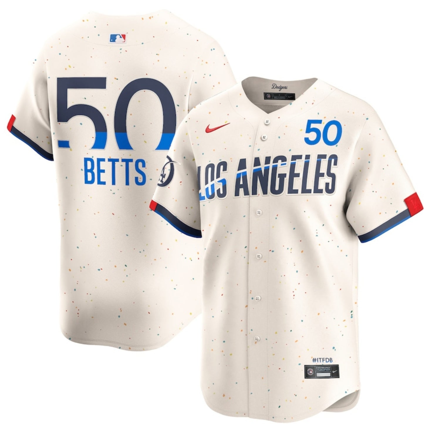 MLB Mookie Betts Los Angeles Dodgers 50 Jersey