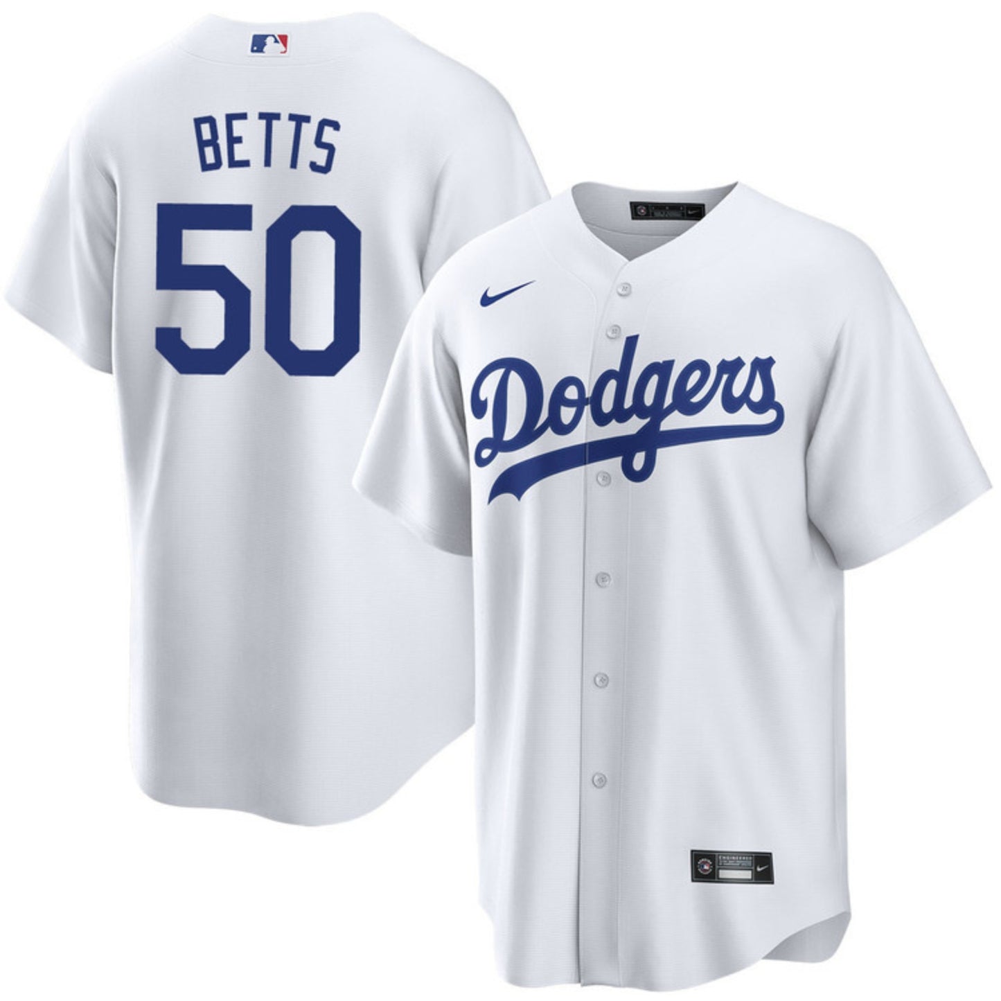 MLB Mookie Betts Los Angeles Dodgers 50 Jersey