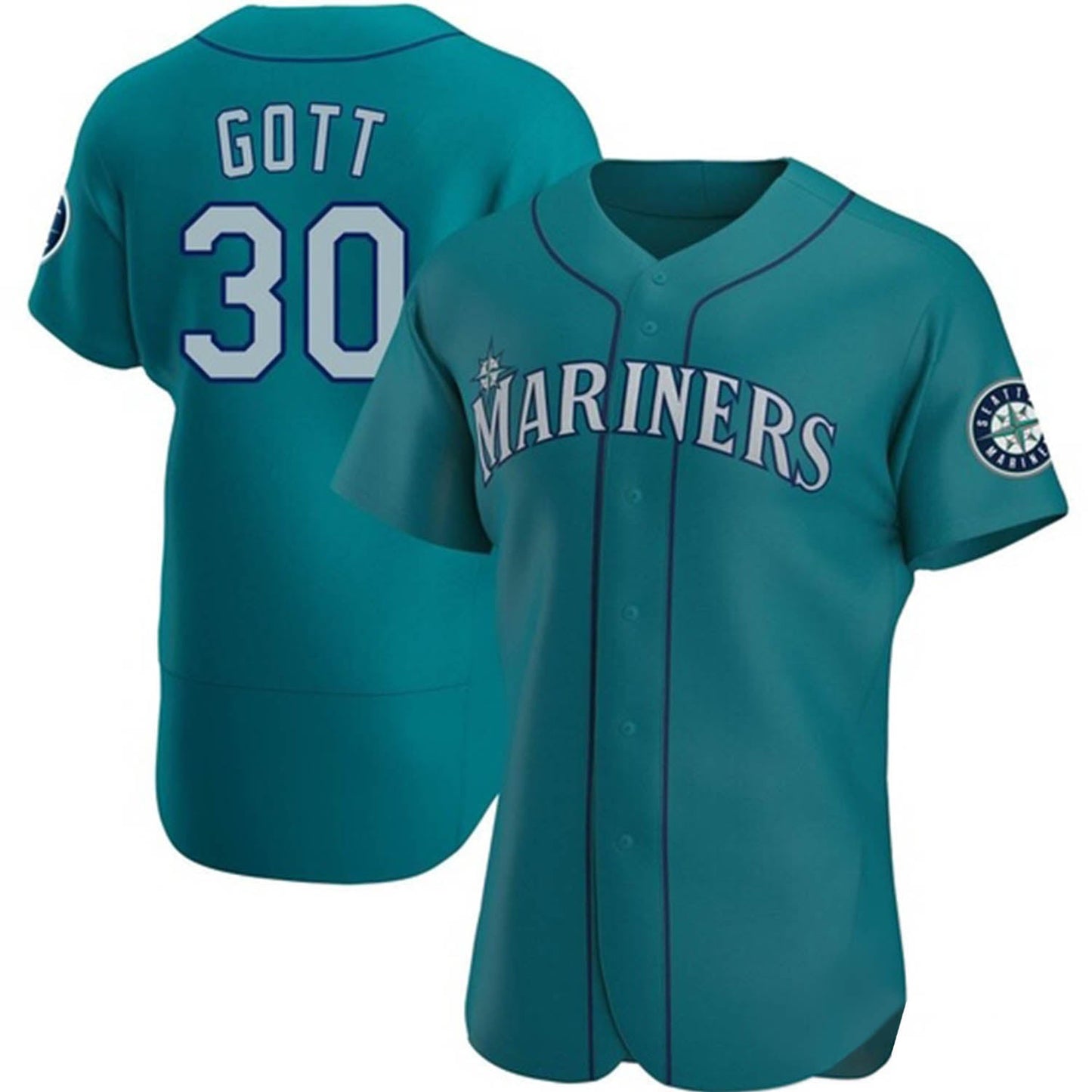 MLB Trevor Gott Seattle Mariners 30 Jersey