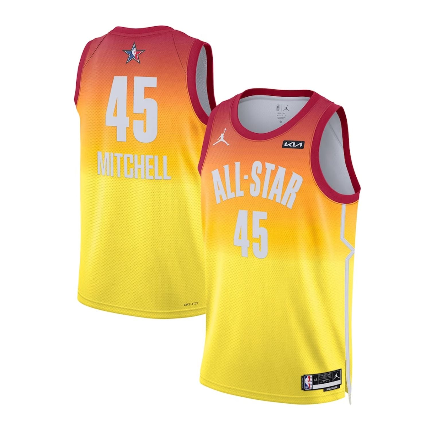 NBA Donovan Mitchell All Star 45 Jersey The Jersey King