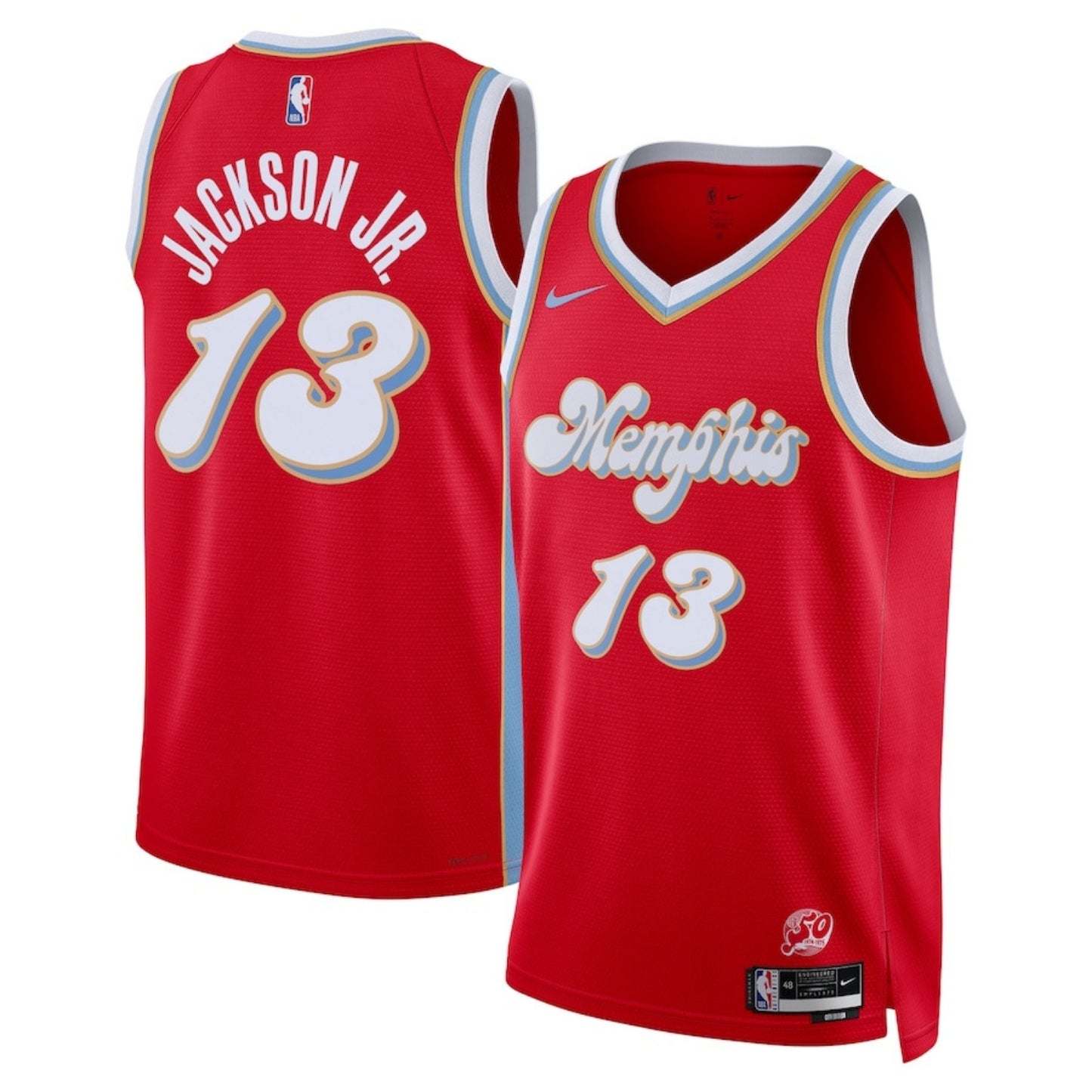 NBA Jaren Jackson Jr. Memphis Grizzlies 13 Jersey
