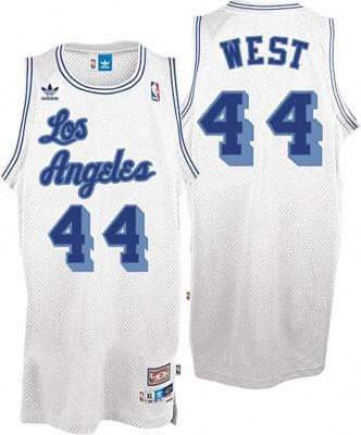 NBA Jerry West Los Angeles Lakers 44 Jersey