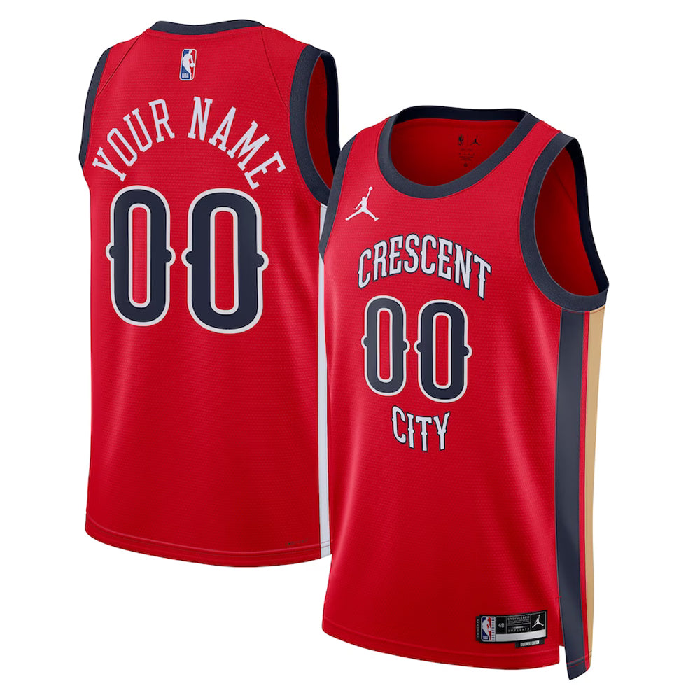 Custom pelicans jersey best sale