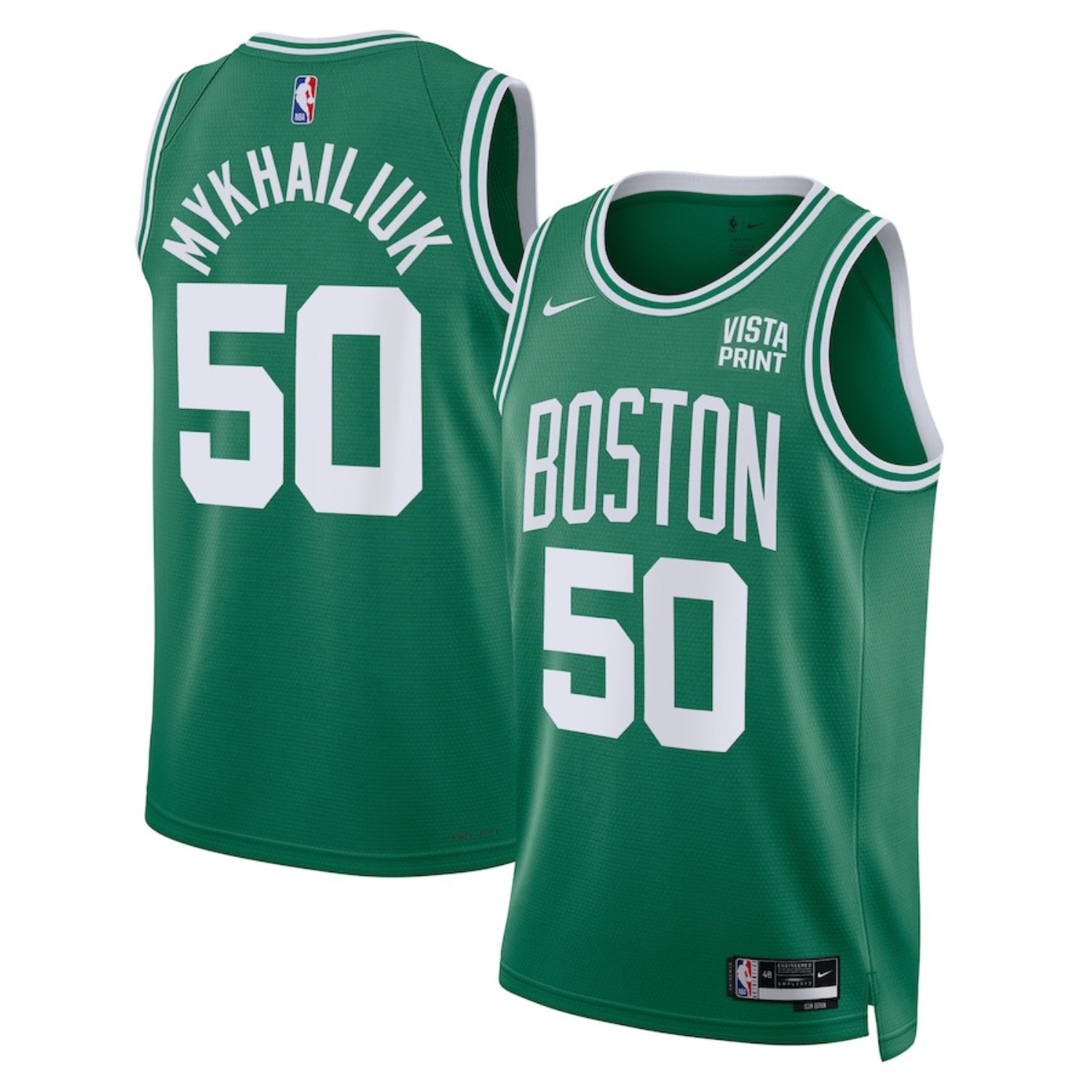 NBA Svi Mykhailiuk Boston Celtics 50 Jersey The Jersey King