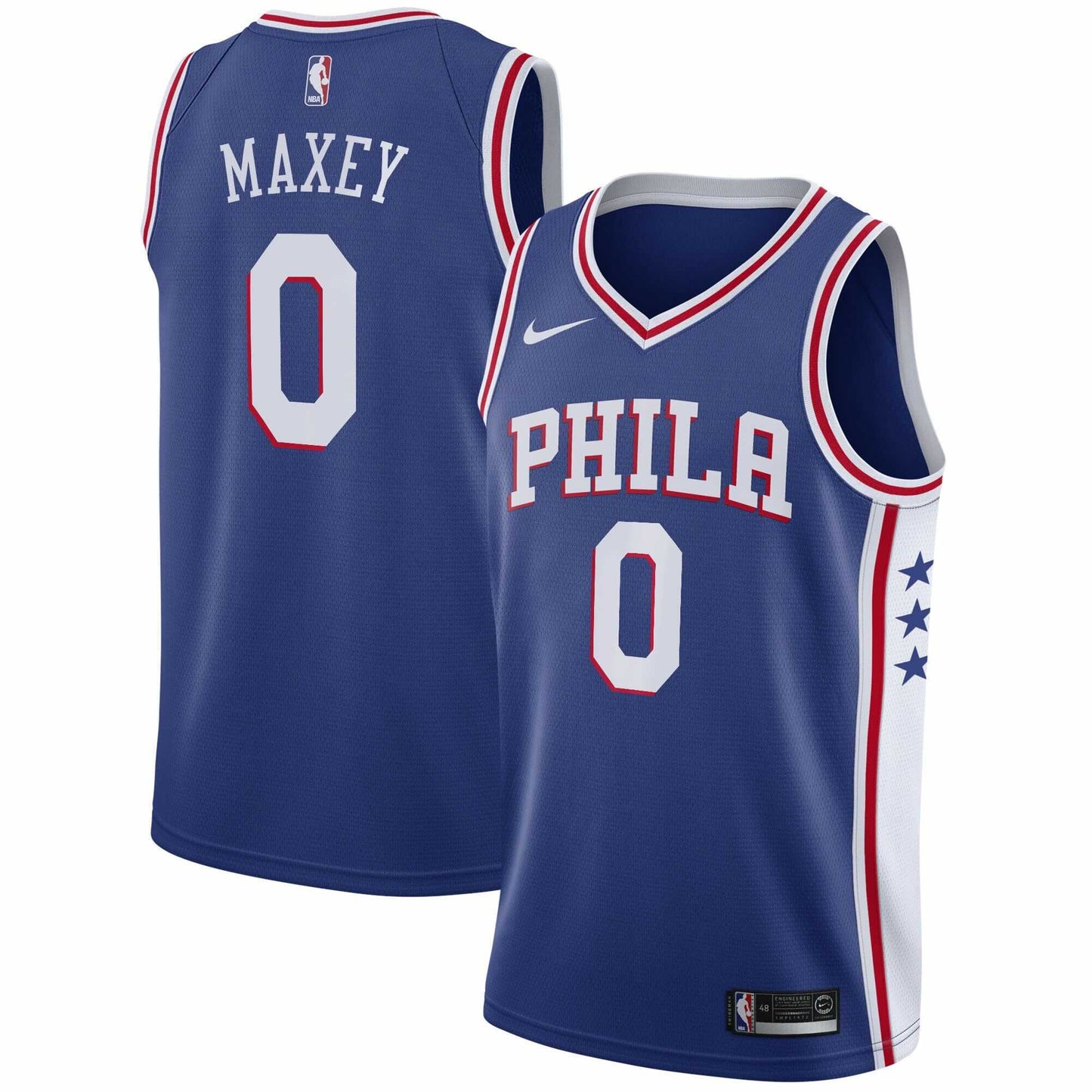 NBA Tyrese Maxey Philadelphia 76ers 0 Jersey