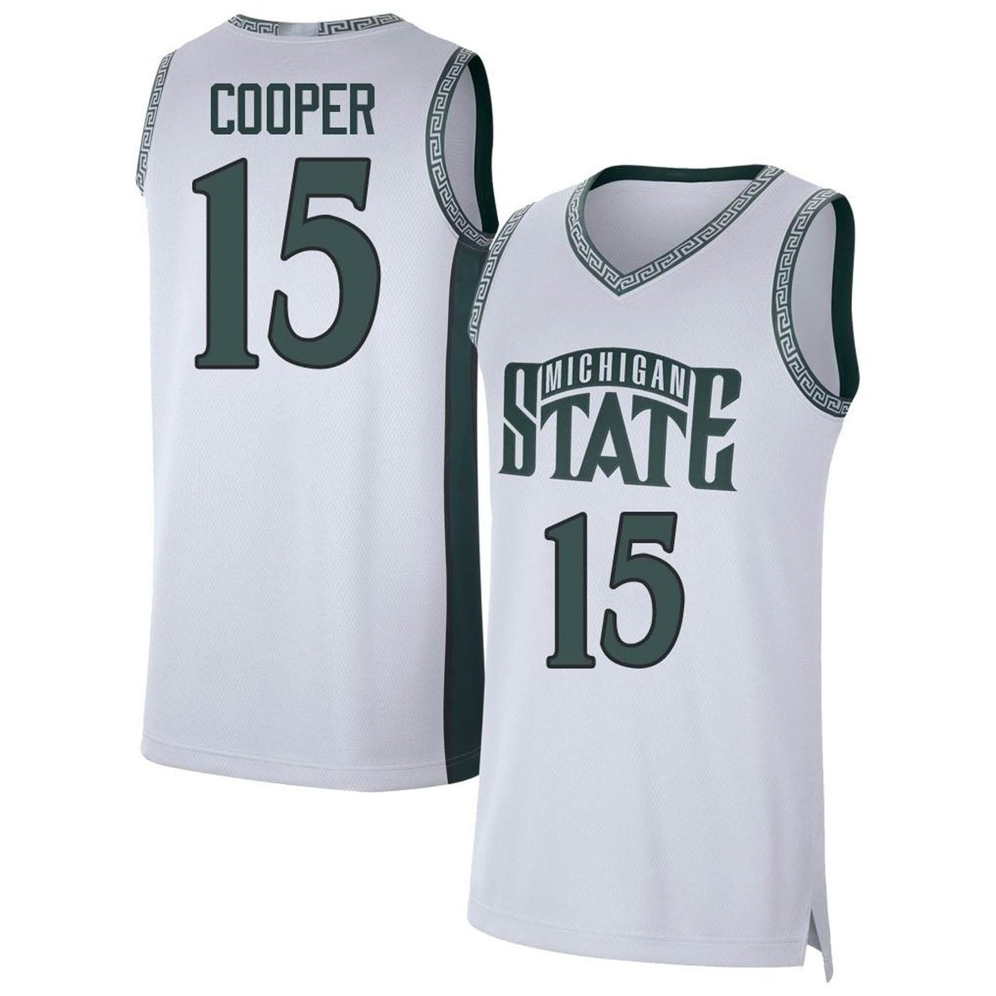 NCAAB Carson Cooper Michigan State Spartans 15 Jersey