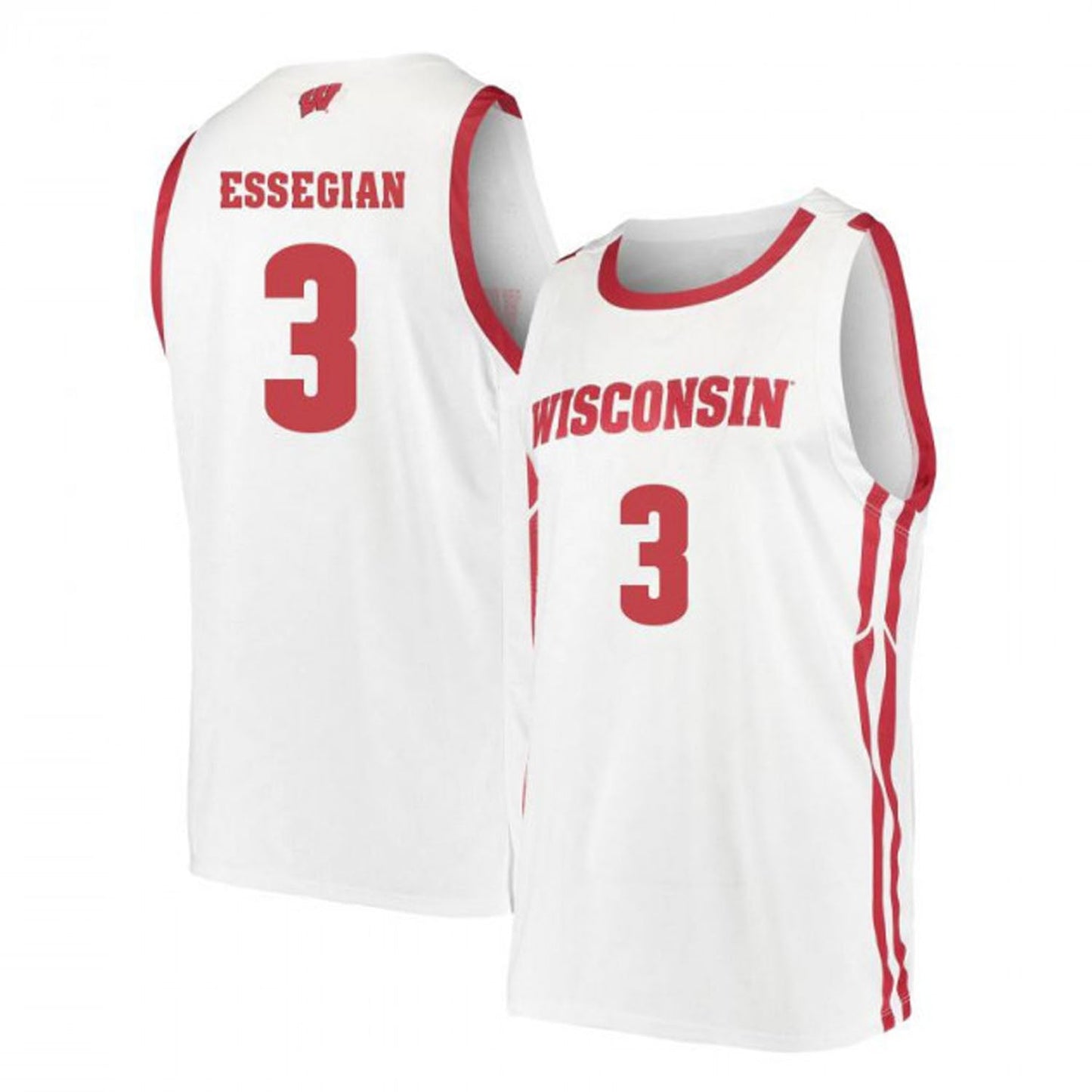 NCAAB Connor Essegian Wisconsin Badgers 3 Jersey