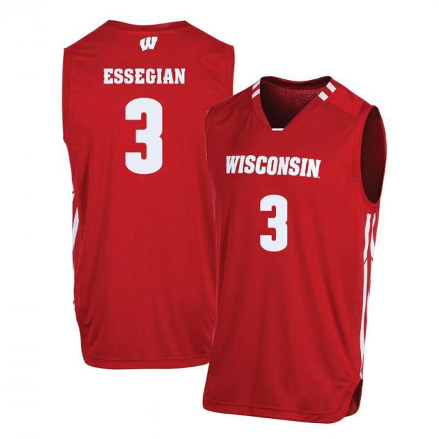 NCAAB Connor Essegian Wisconsin Badgers 3 Jersey