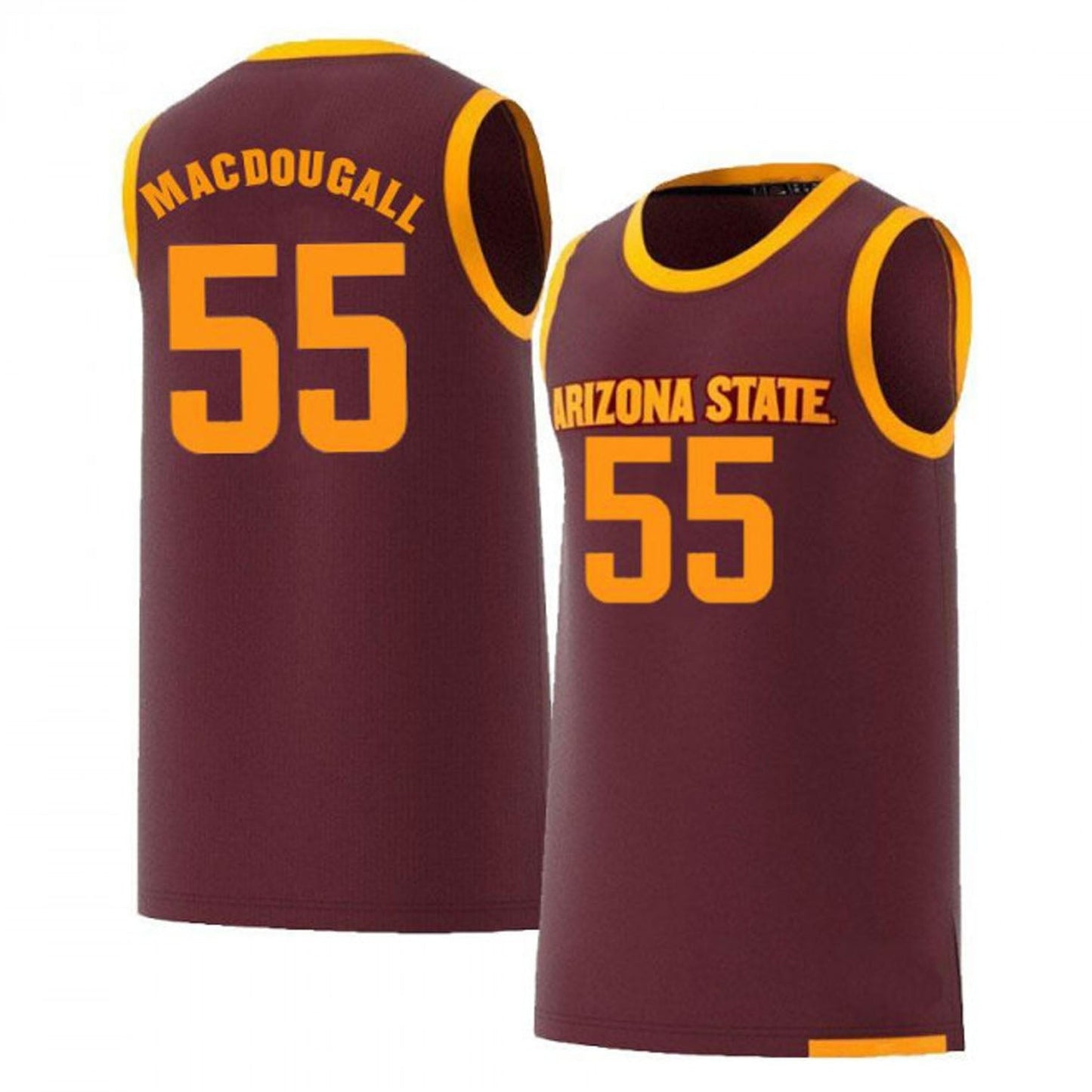 NCAAB Connor MacDougall Arizona State Sun Devils 55 Jersey