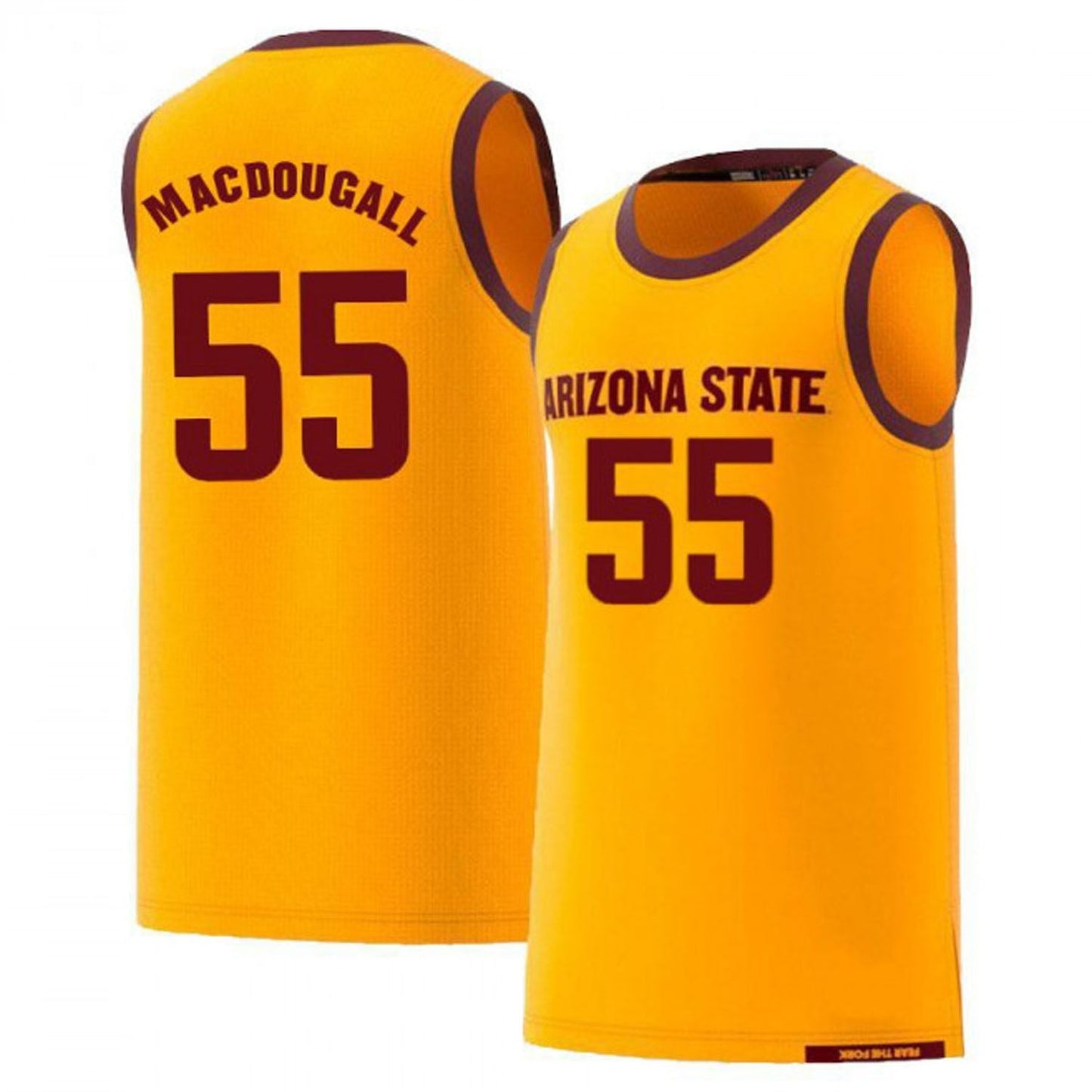 NCAAB Connor MacDougall Arizona State Sun Devils 55 Jersey