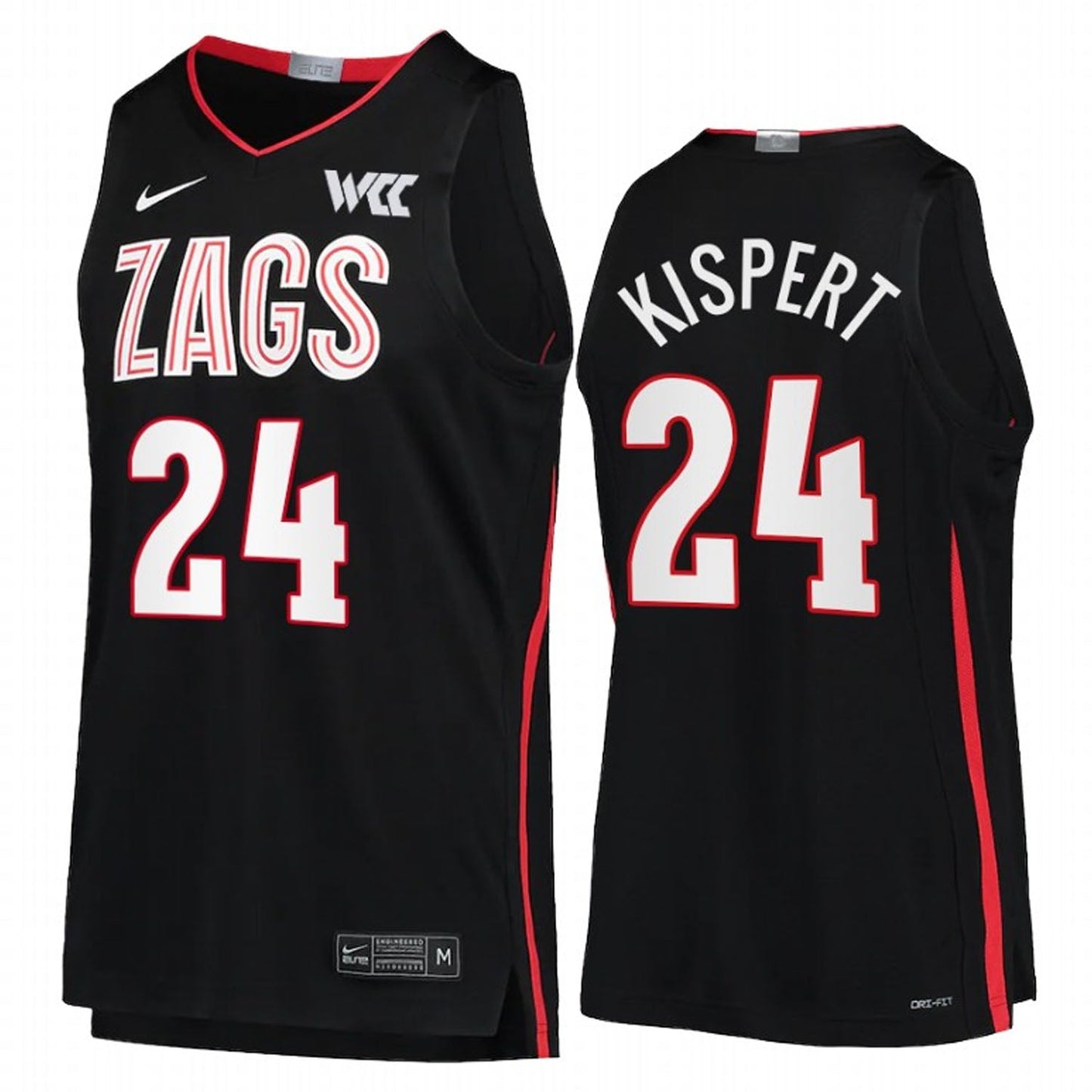 NCAAB Corey Kispert Gonzaga Bulldogs 24 Jersey