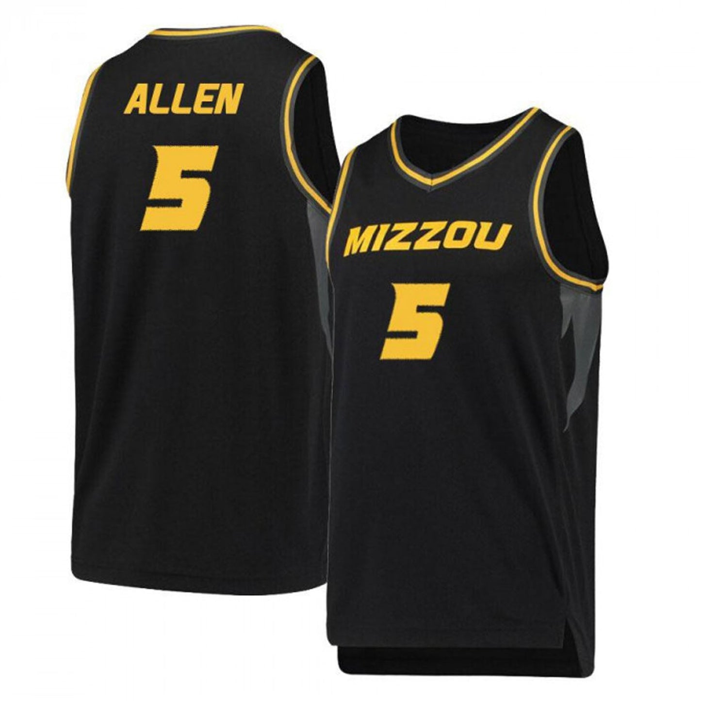NCAAB D'Angelo Allen Missouri Tigers 5 Jersey