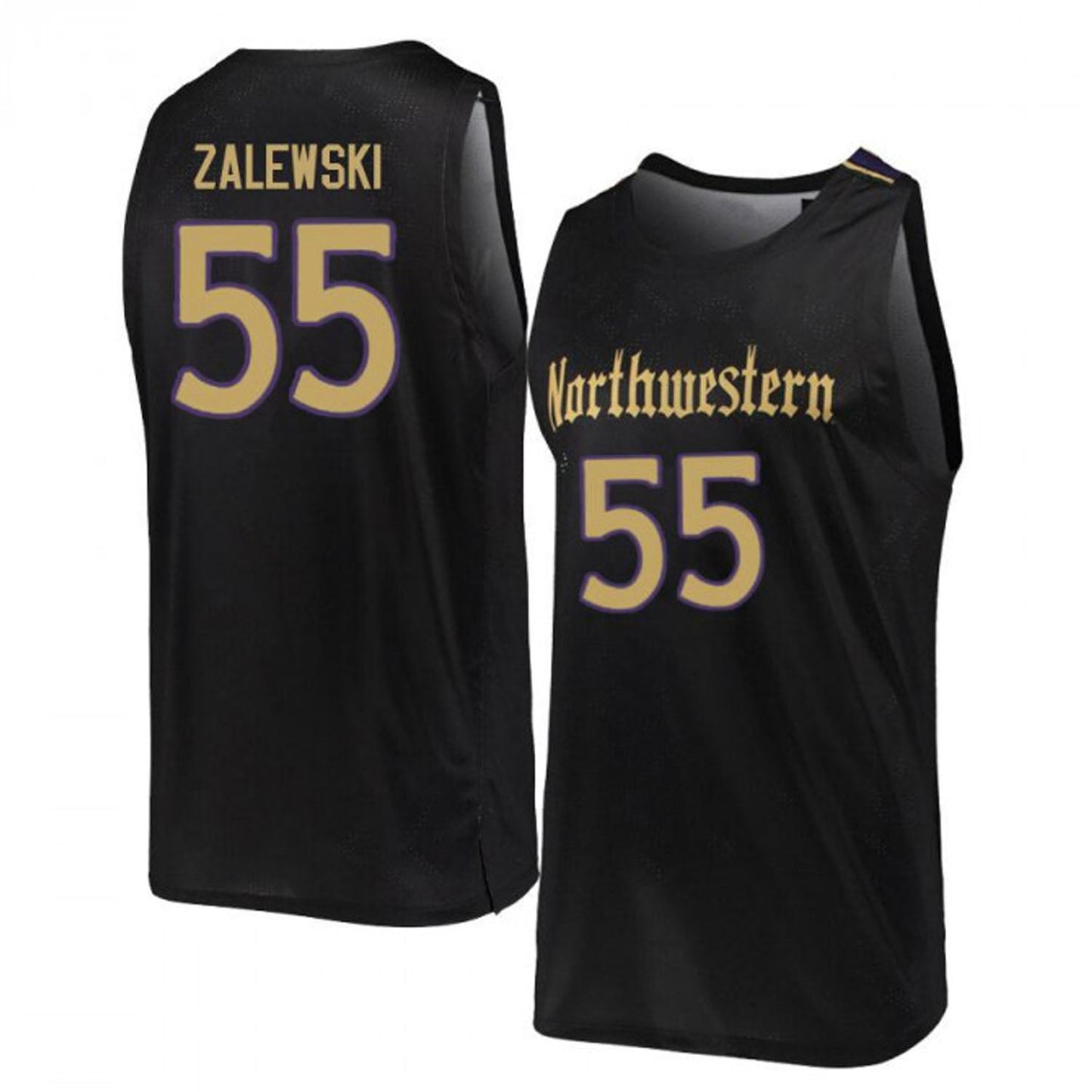 NCAAB Eric Zalewski Northwestern Wildcats 55 Jersey