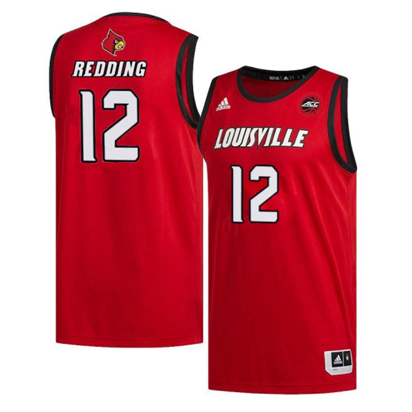 NCAAB Jacob Redding Louisville Cardinals 12 Jersey