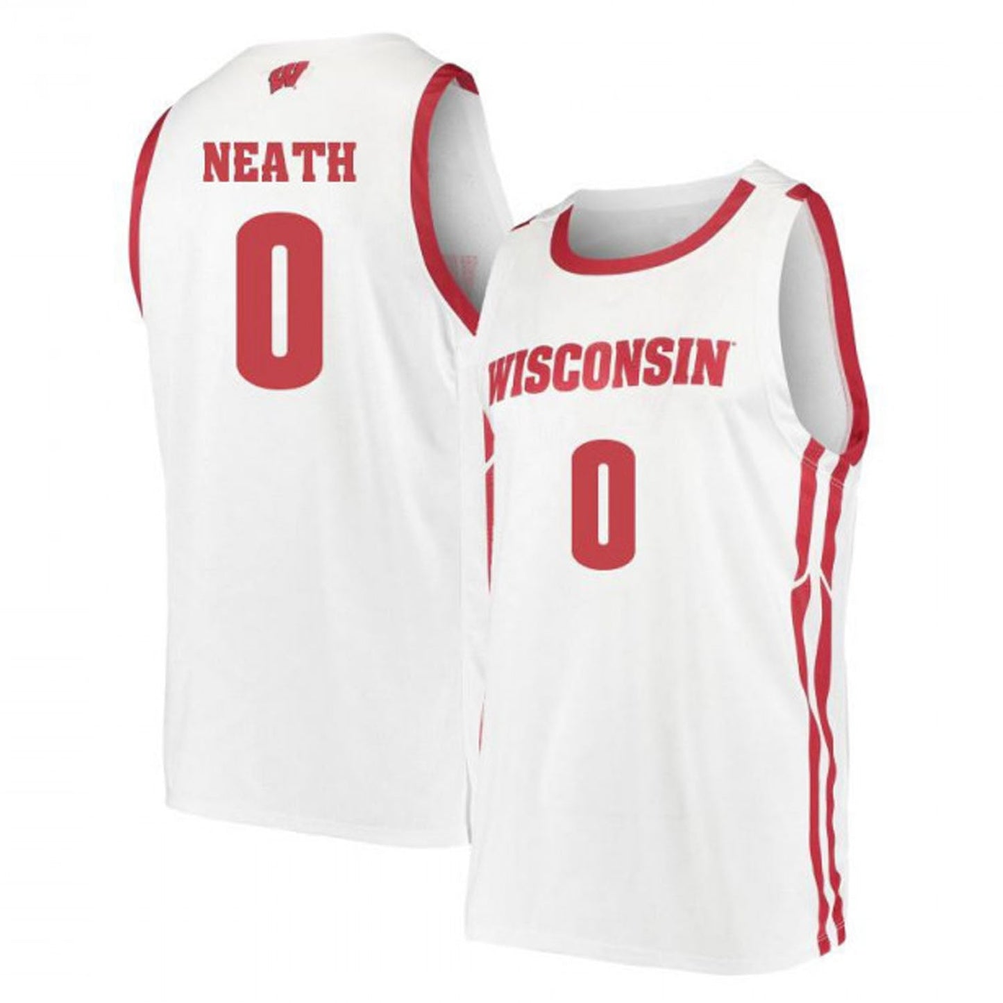 NCAAB Jahcobi Neath Wisconsin Badgers 0 Jersey