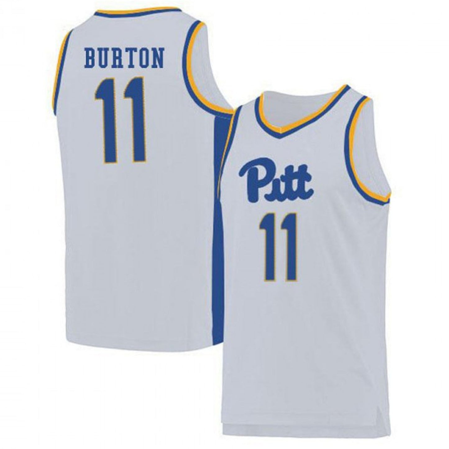 NCAAB Jamarius Burton Pittsburgh Panthers 11 Jersey