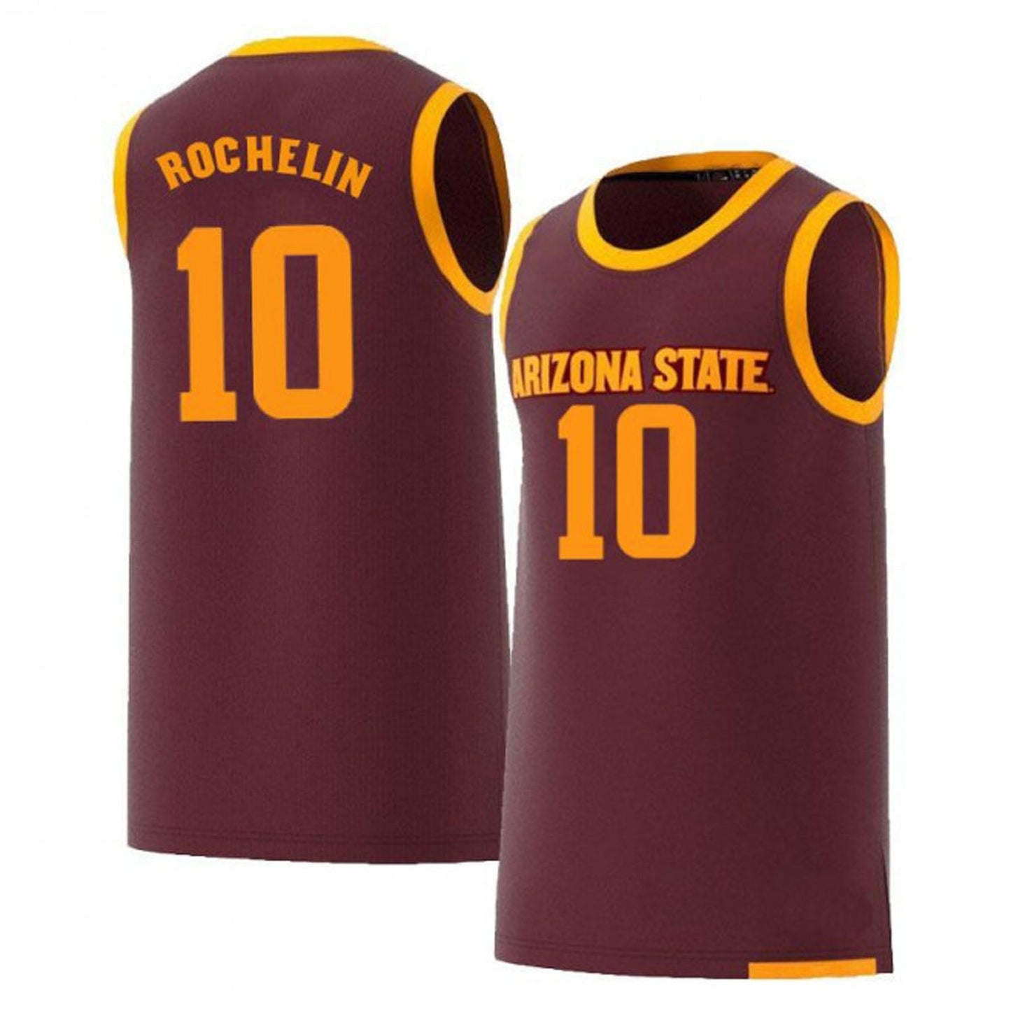 NCAAB Justin Rochelin Arizona State Sun Devils 10 Jersey