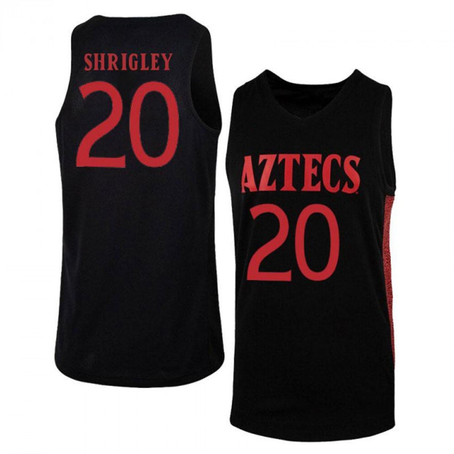 NCAAB Matt Shrigley San Diego State Aztecs 20 Jersey