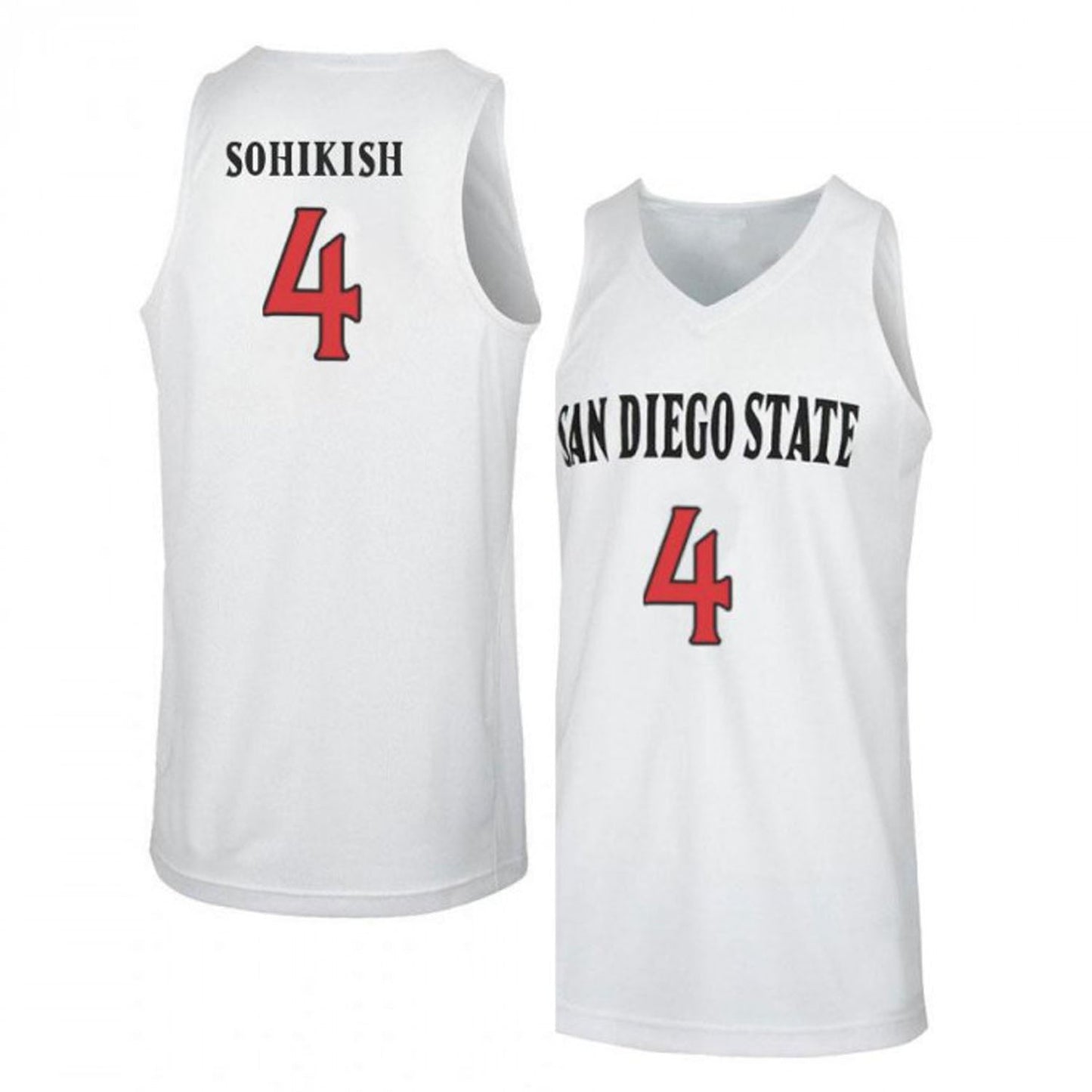 NCAAB Michael Sohikish San Diego State Aztecs 4 Jersey