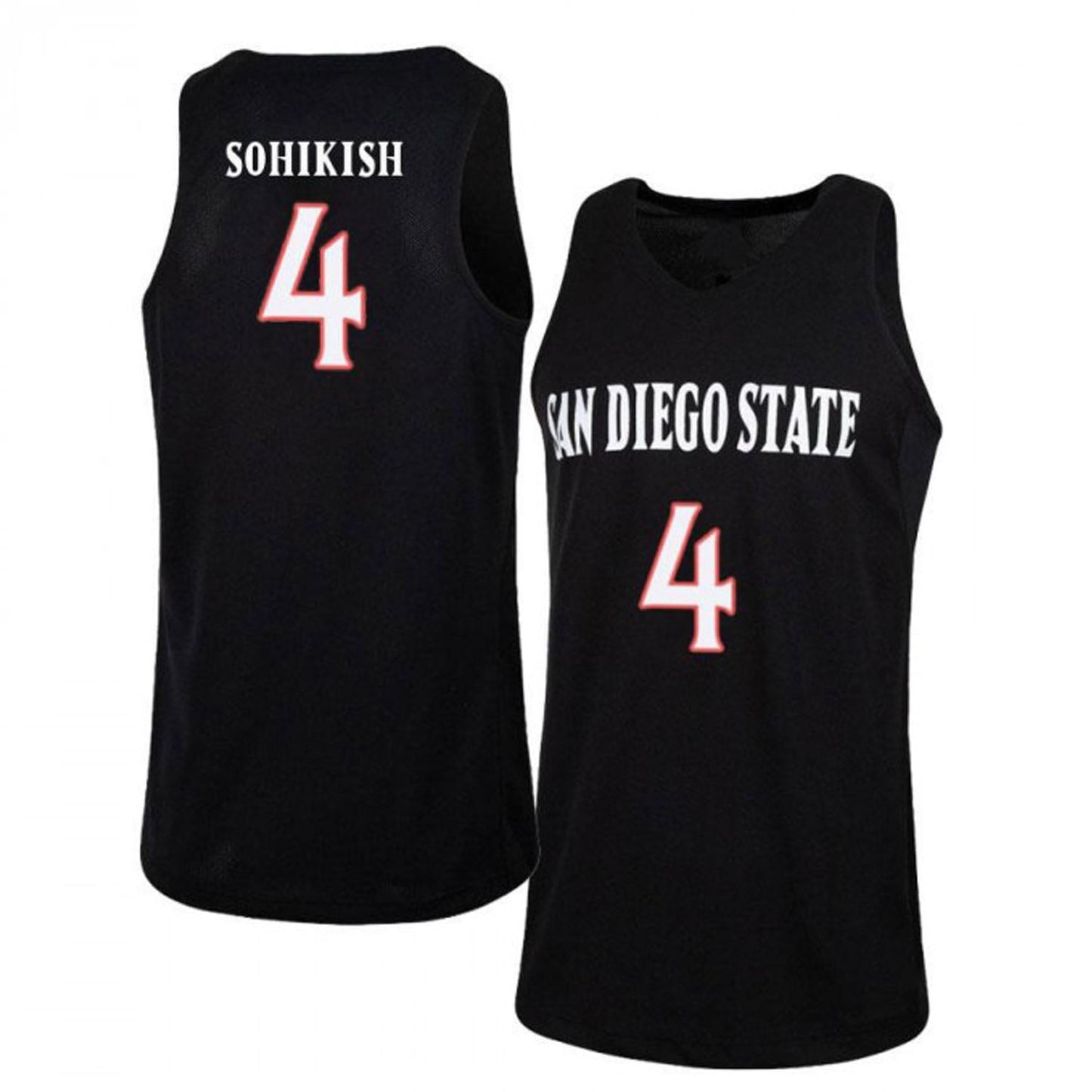 NCAAB Michael Sohikish San Diego State Aztecs 4 Jersey