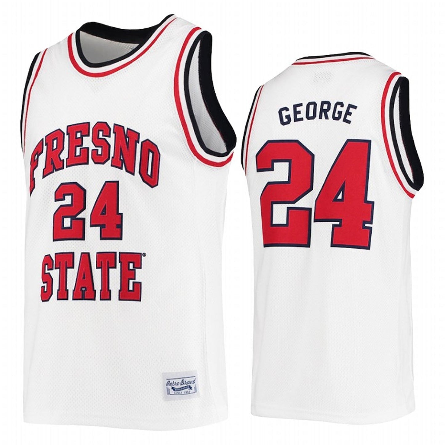 NCAAB Paul George Fresno State Bulldogs 24 Jersey