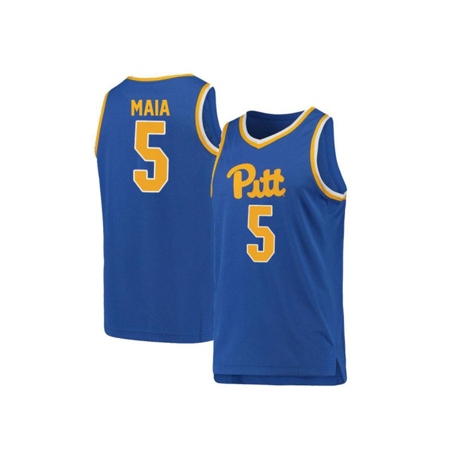 NCAAB Rafael Maia Pittsburgh Panthers 5 Jersey