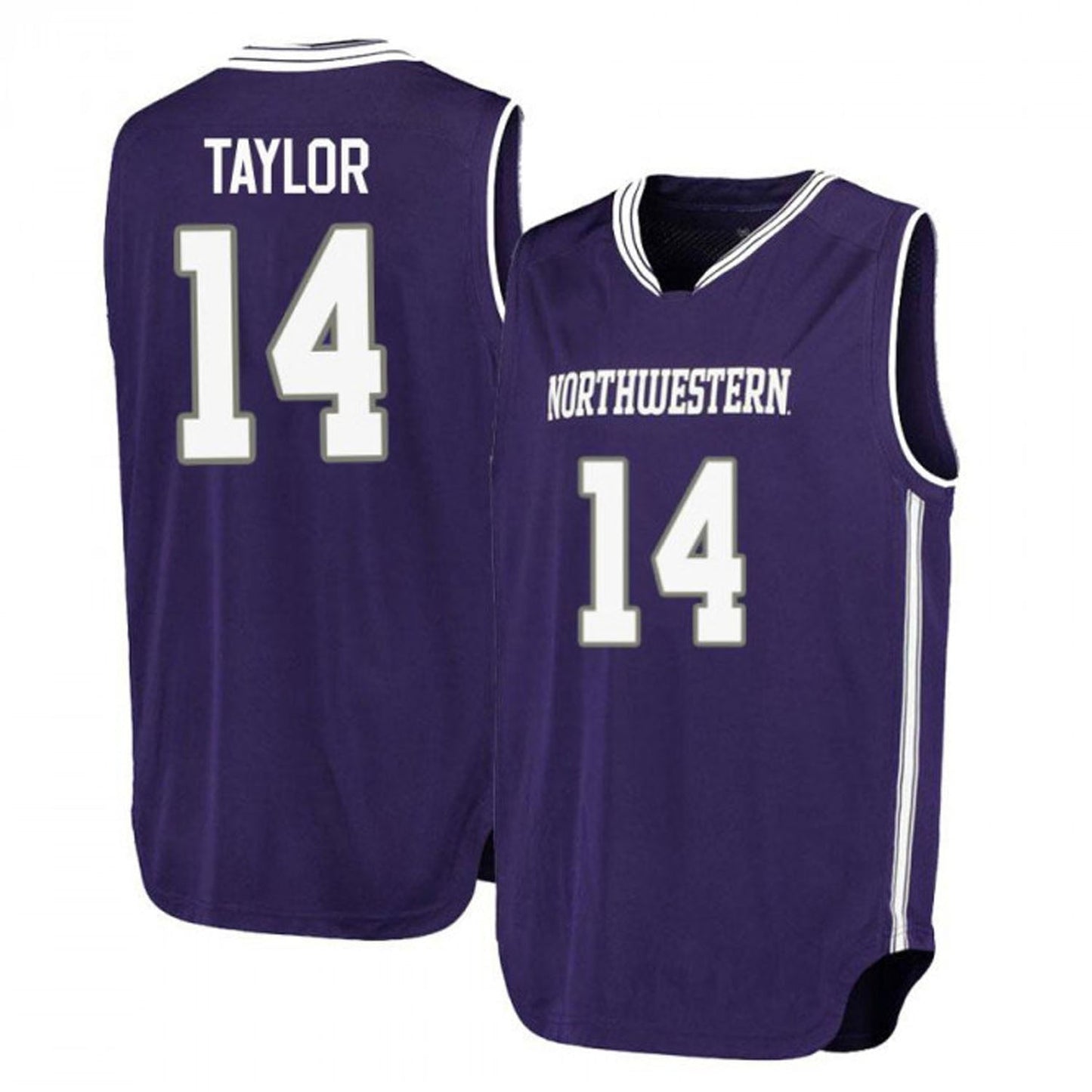 NCAAB Ryan Taylor Northwestern Wildcats 14 Jersey