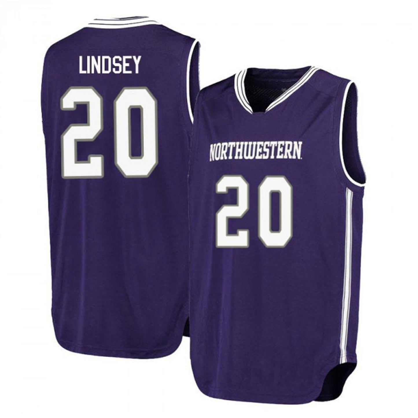 NCAAB Scottie Lindsey Northwestern Wildcats 20 Jersey