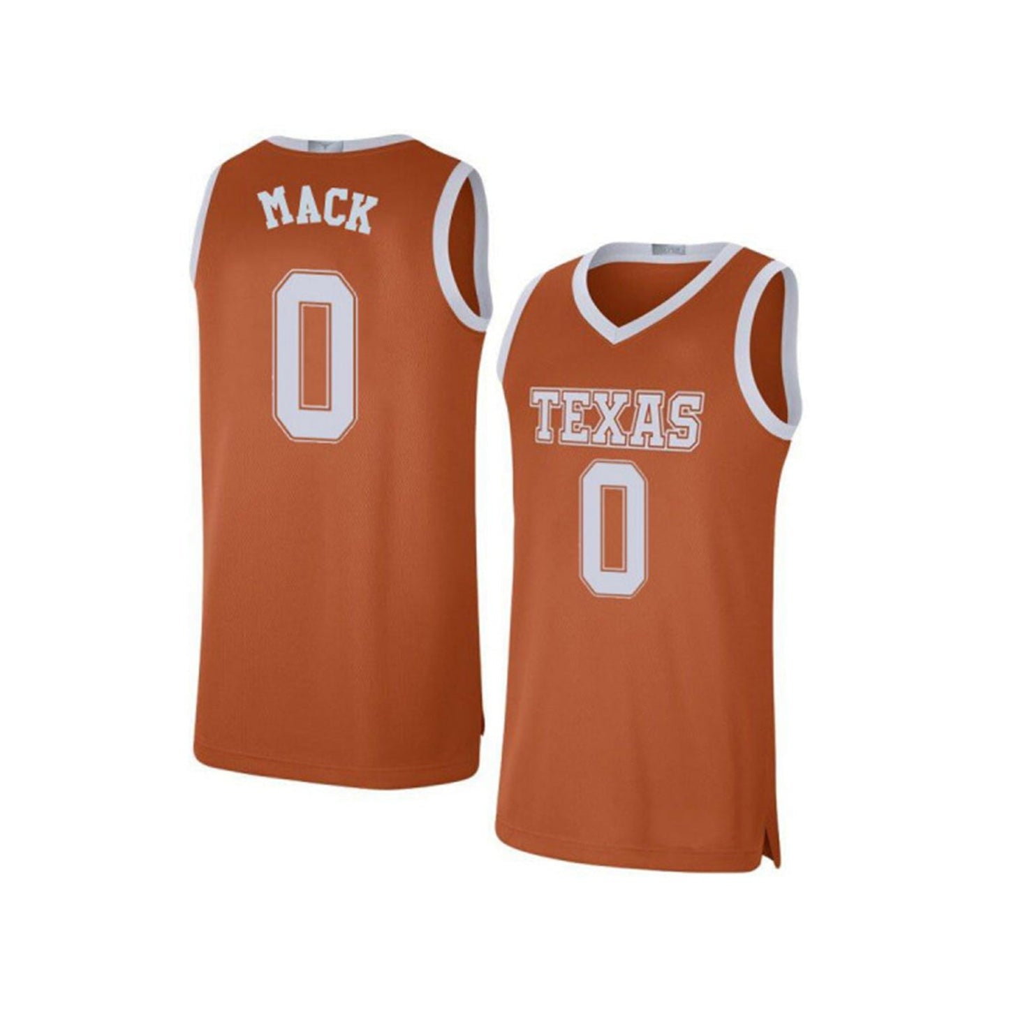 NCAAB Tevin Mack Texas Longhorns 0 Jersey