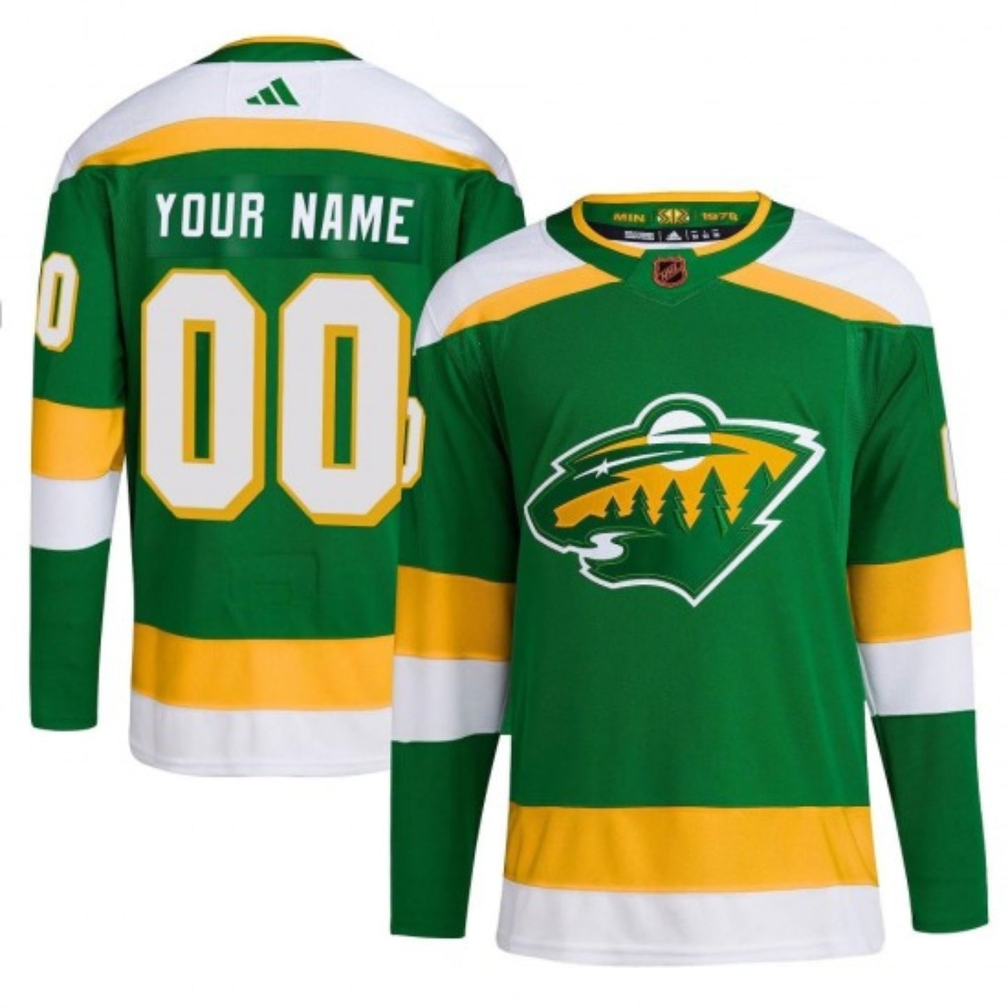 NHL Minnesota Wild Custom Jersey