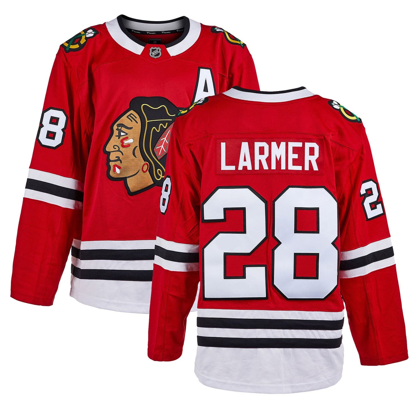 NHL Steve Larmer Chicago Blackhawks 28 Jersey