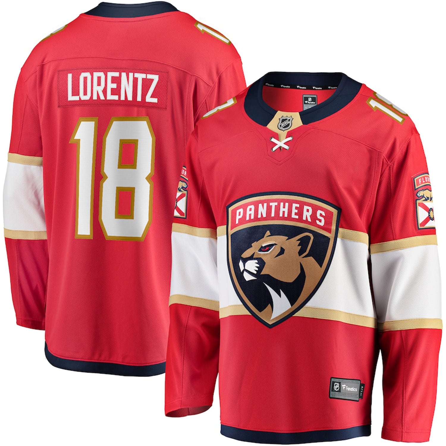 NHL Steven Lorentz Florida Panthers 18 Jersey The Jersey King