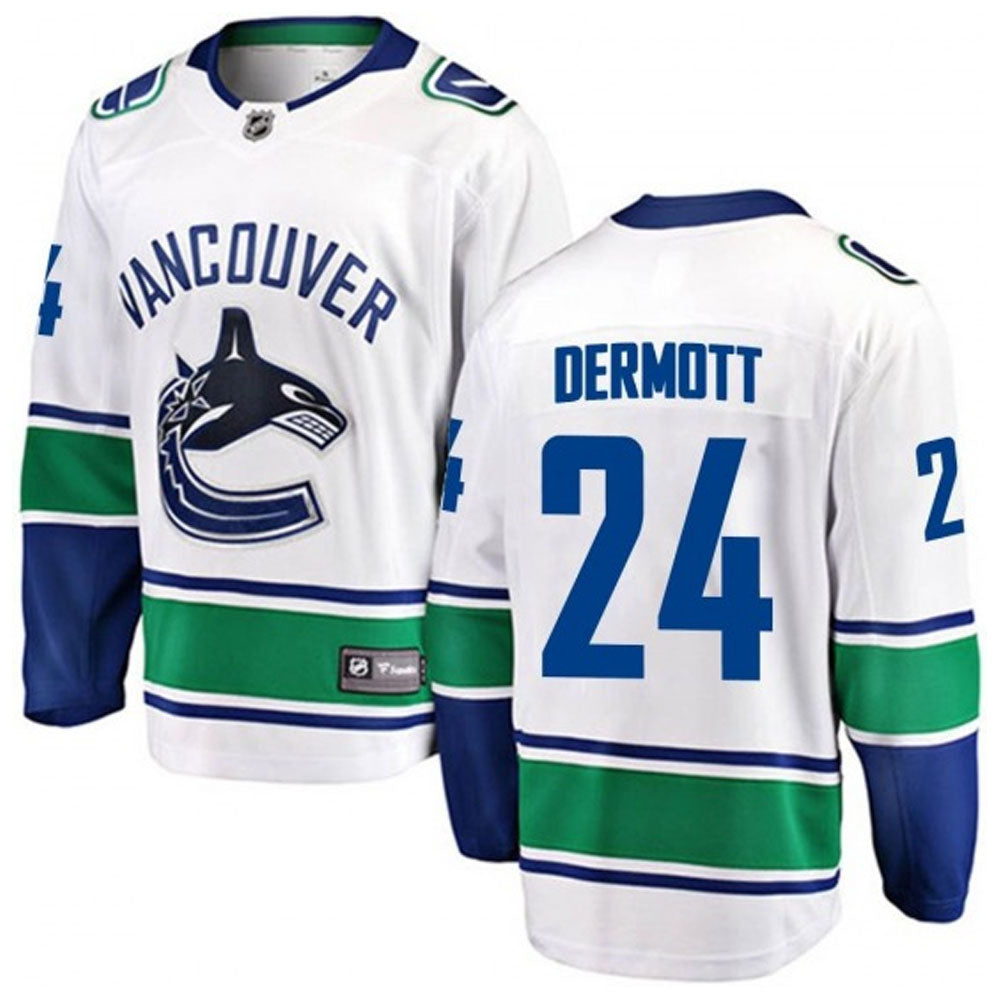 NHL Travis Dermott Vancouver Canucks 24 Jersey