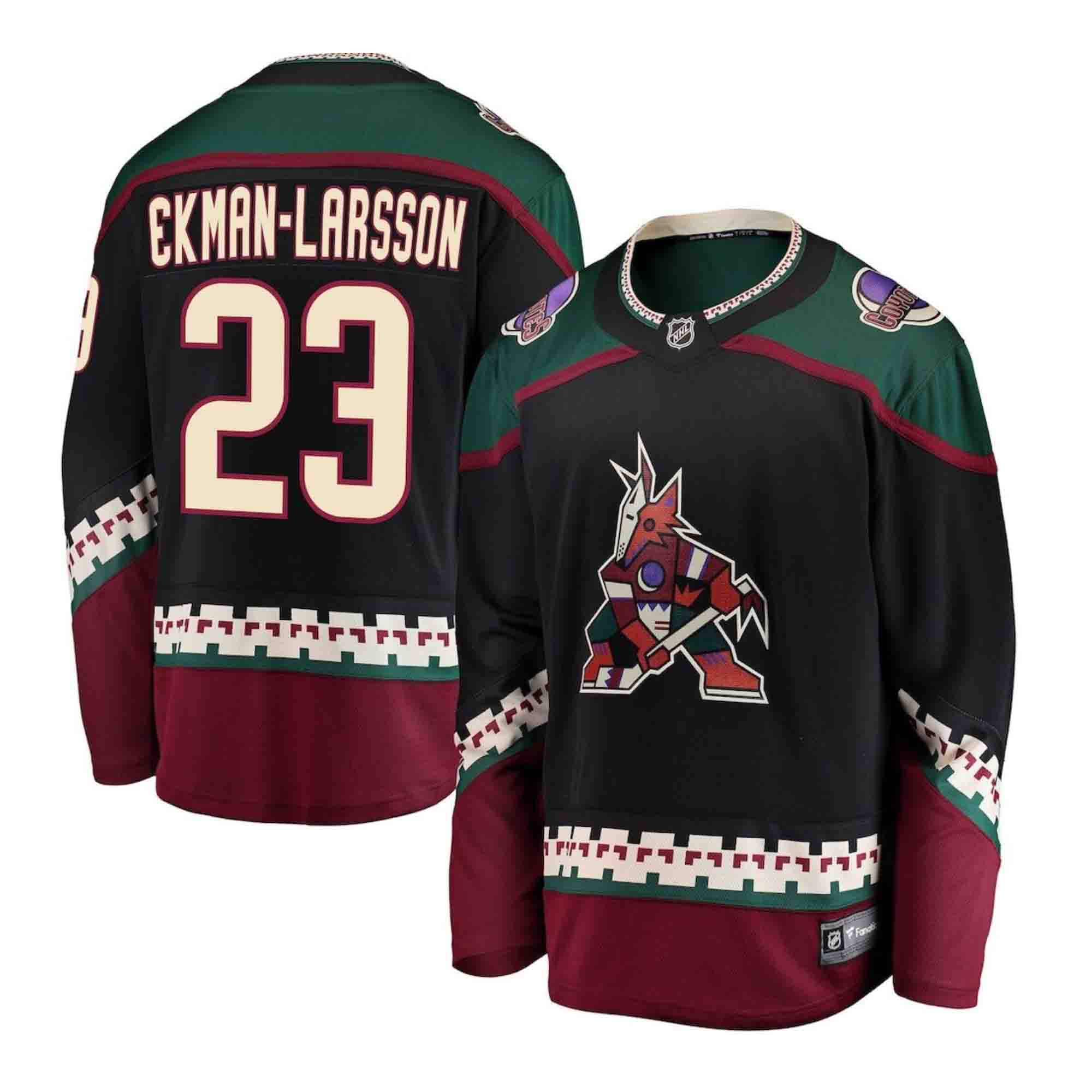 NHL Oliver Ekman Larsson Arizona Coyotes 23 Jersey The Jersey King