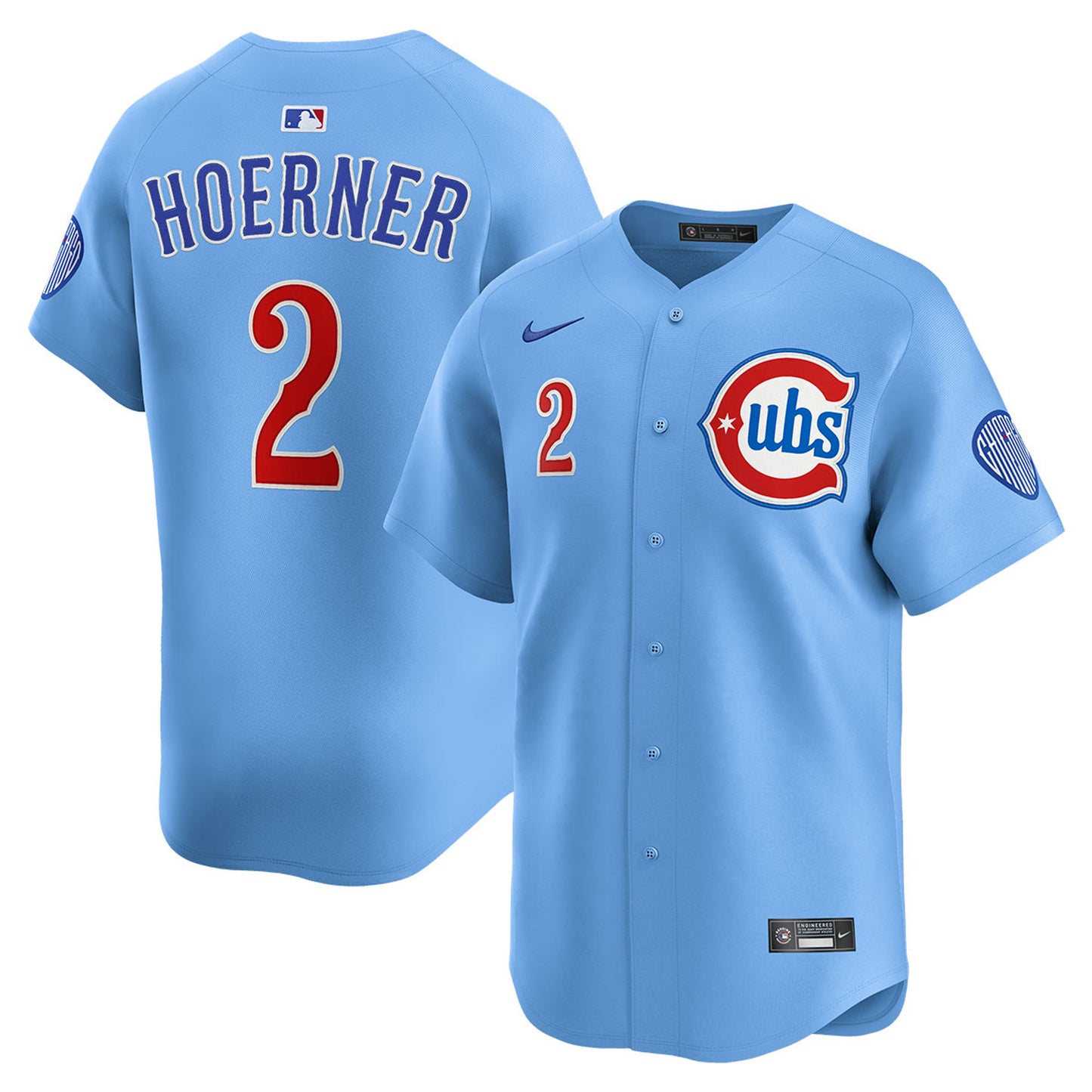 MLB Nico Hoerner Chicago Cubs 2 Jersey
