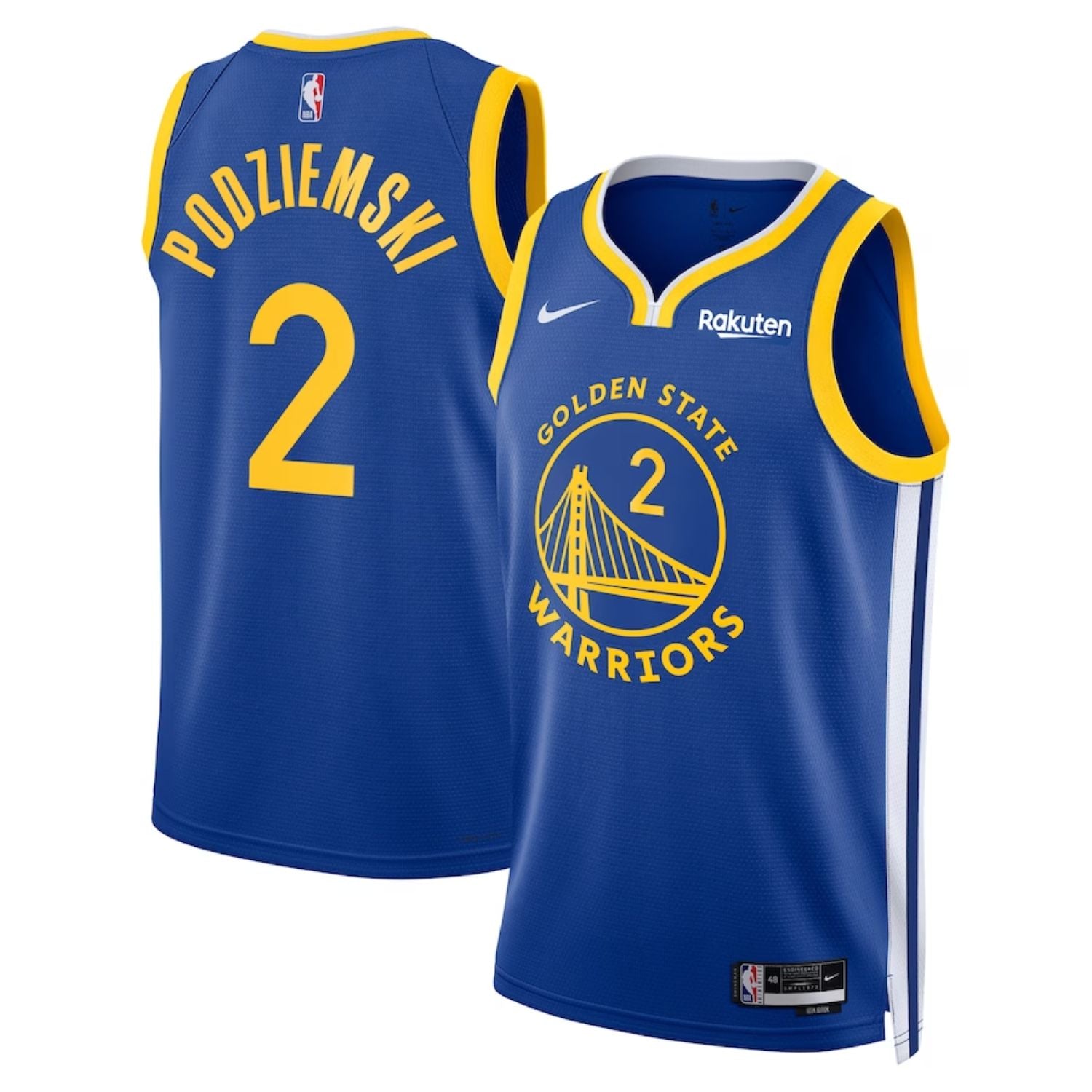 Golden state warriors jersey number 2 on sale