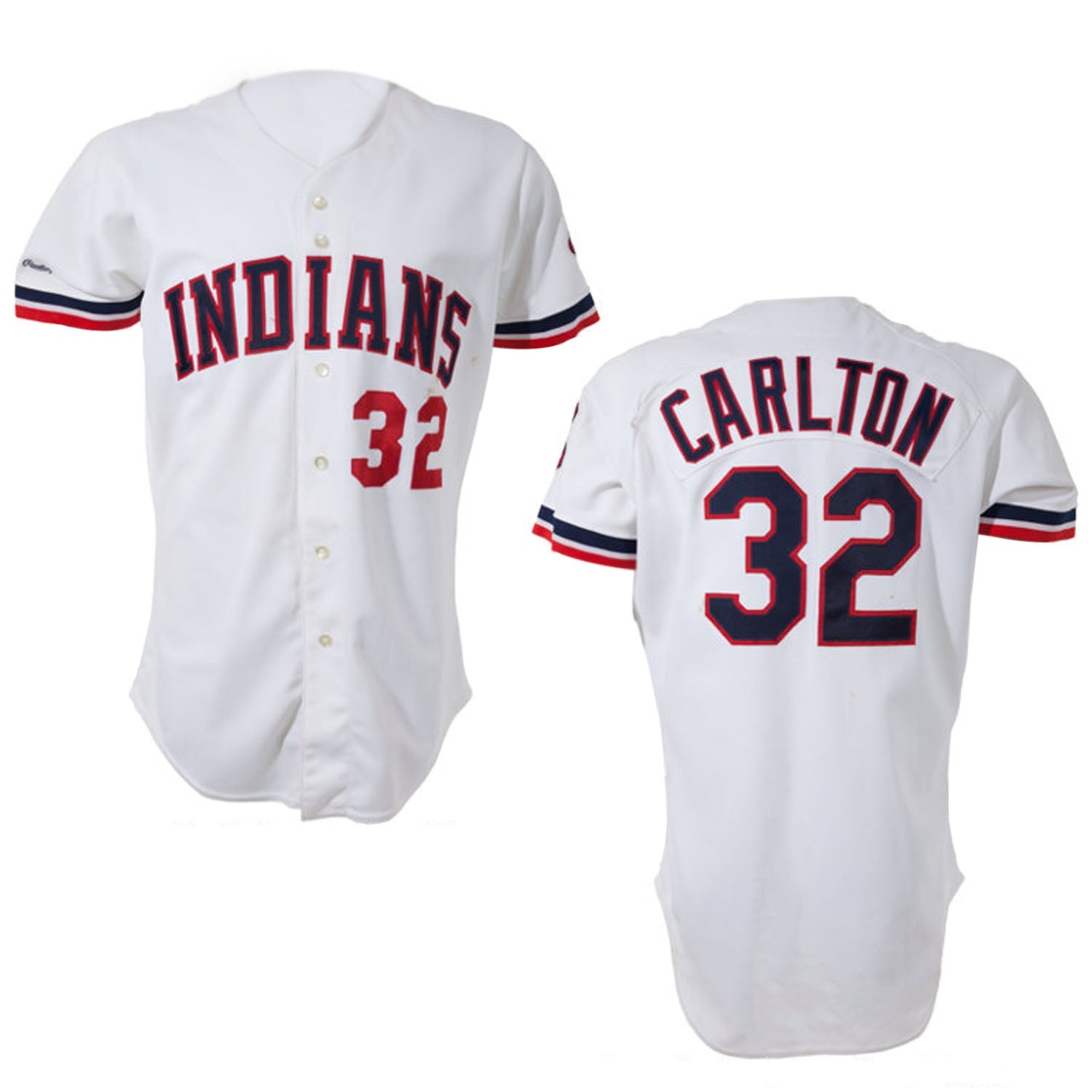 MLB Steve Carlton Cleveland Indians 32 Jersey The Jersey King