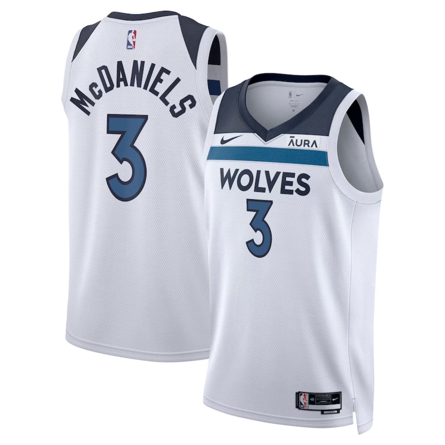 NBA Jaden Mcdaniels Minnesota Timberwolves 3 Jersey