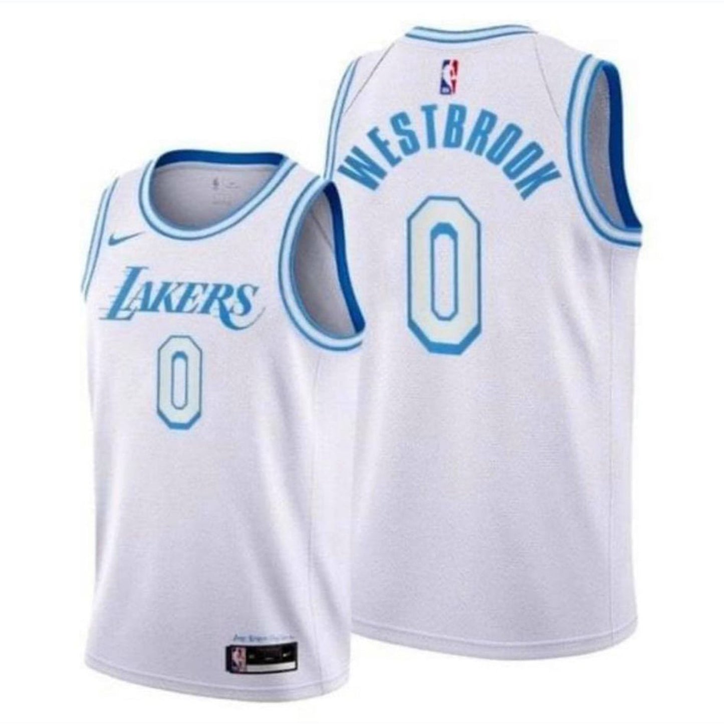 NBA Russel Westbrook Los Angeles Lakers 0 Jersey